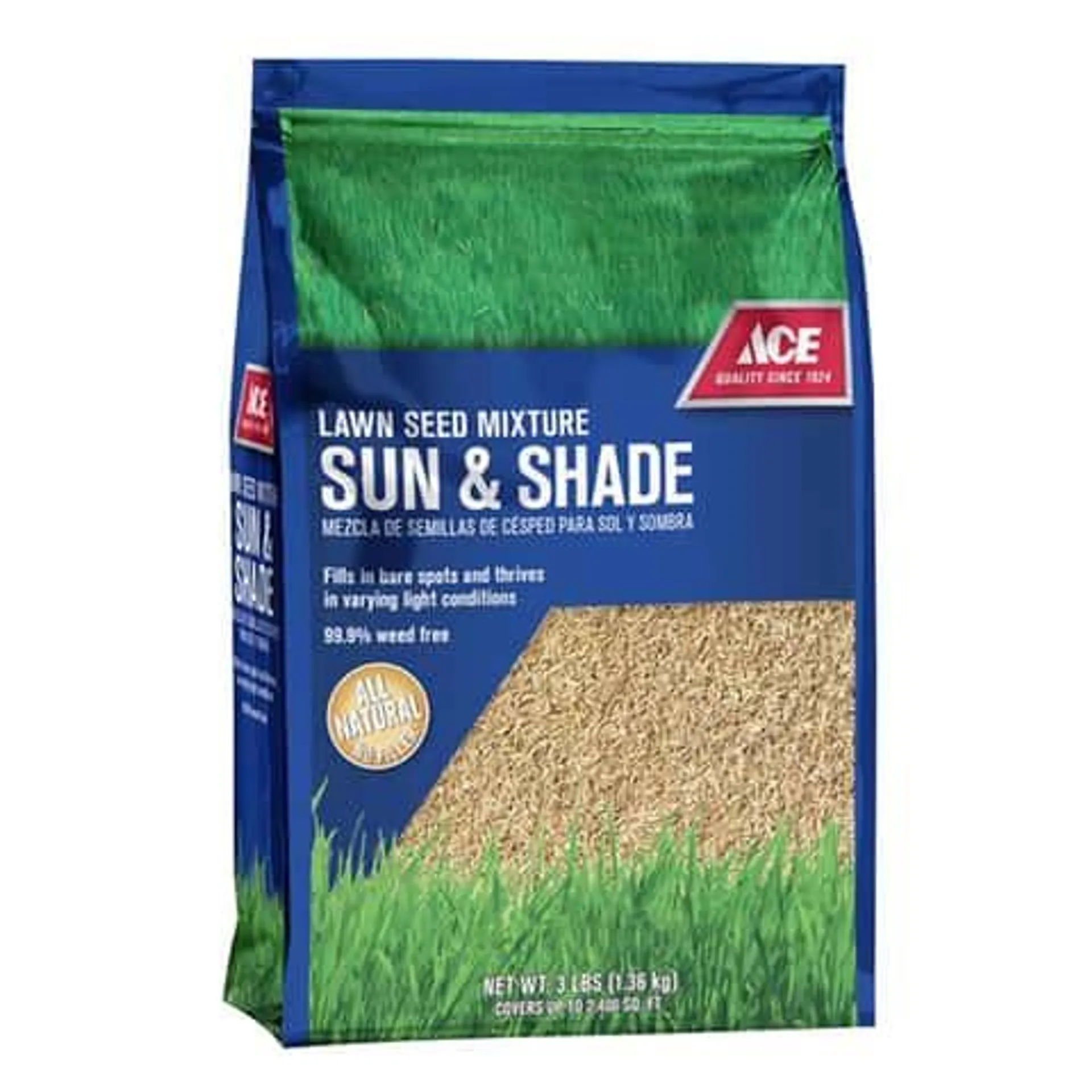 Ace Mixed Sun or Shade Grass Seed 3 lb