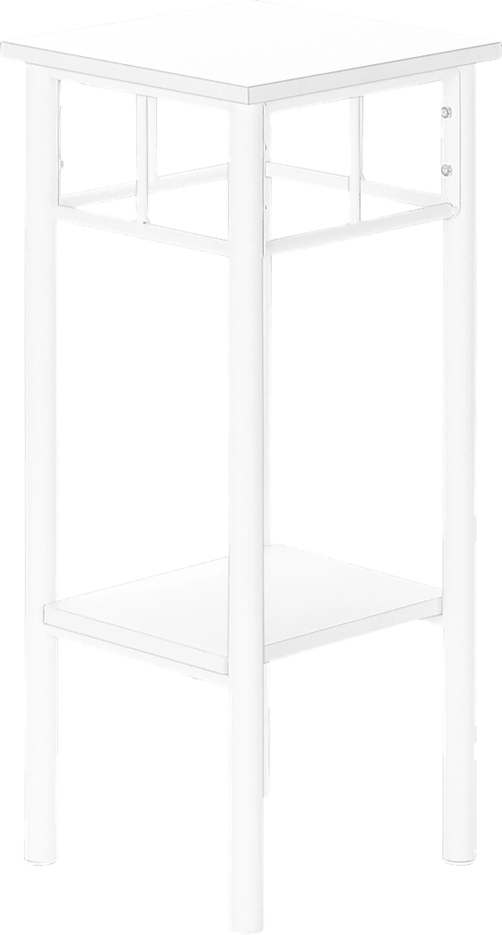 Fairknoll White End Table