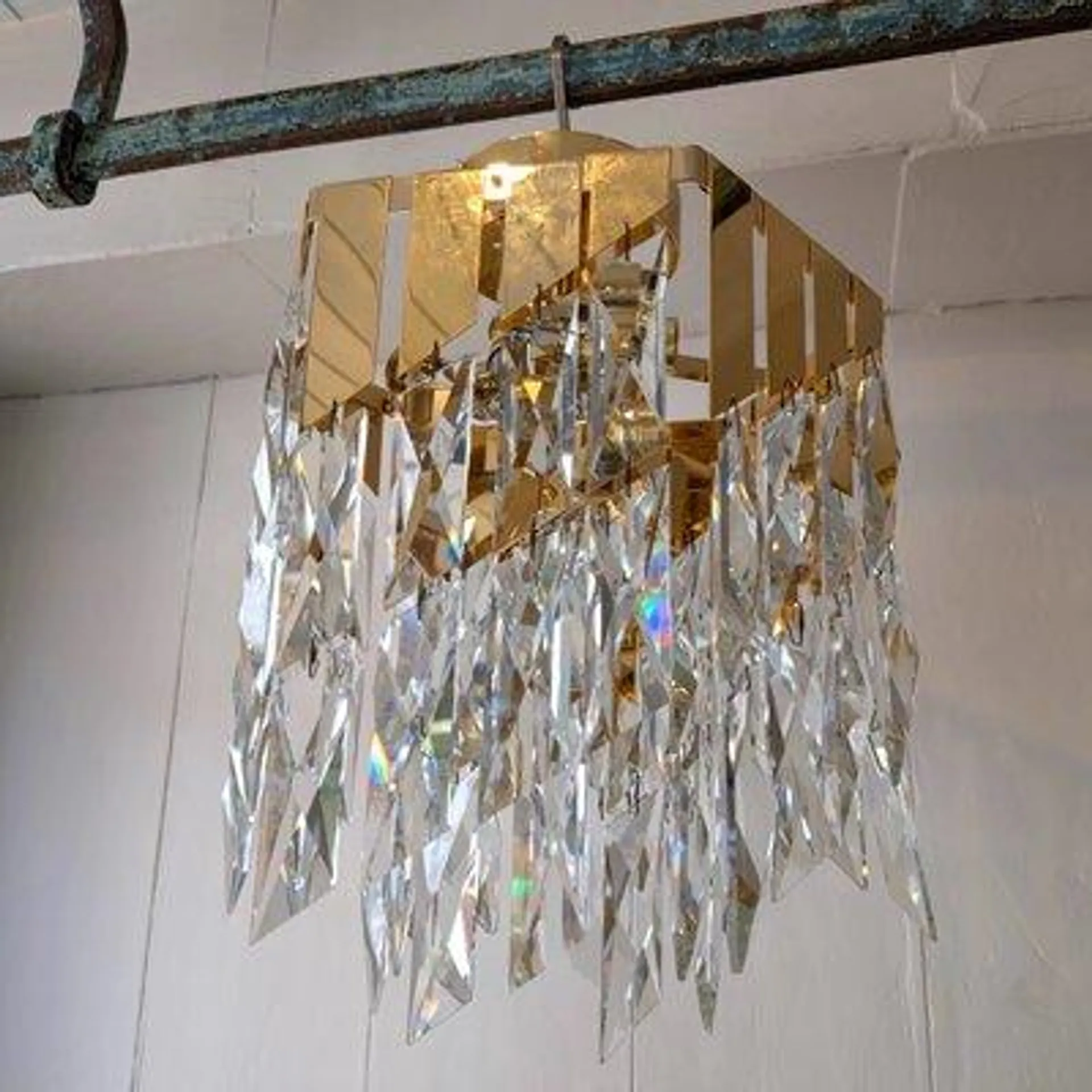 Vintage American Chandelier, 1980s