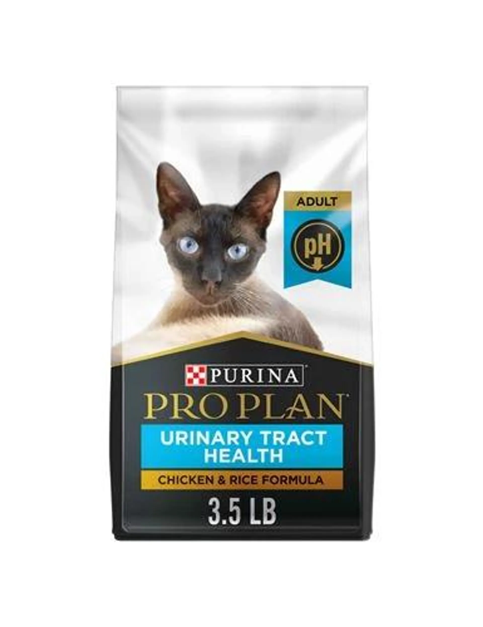 Purina Pro Plan Urinary Tract Cat Food, Chicken and Rice Formula - 3.5 Pound Bag