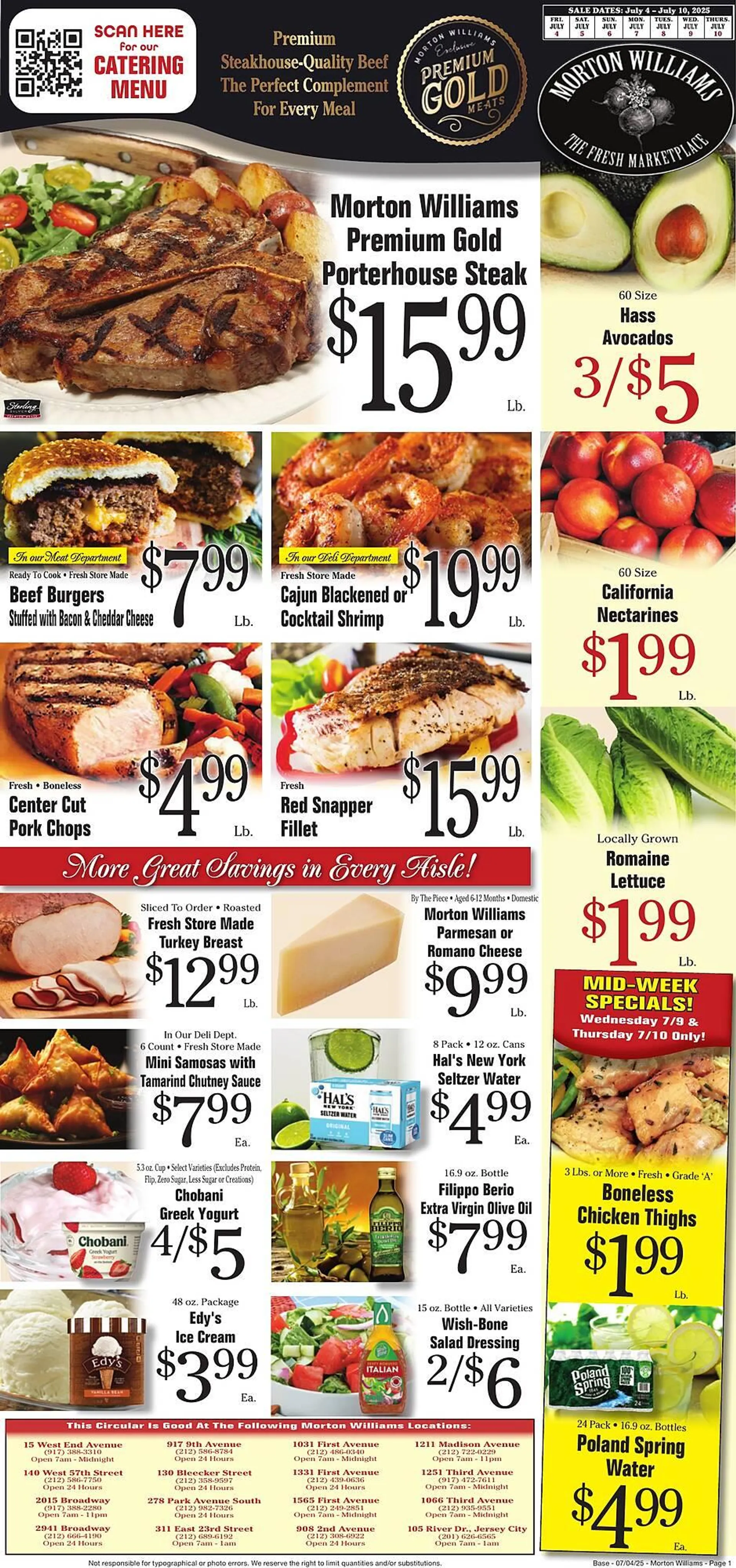 Weekly ad Morton Williams Weekly Ad from July 4 to July 10 2025 - Page 1