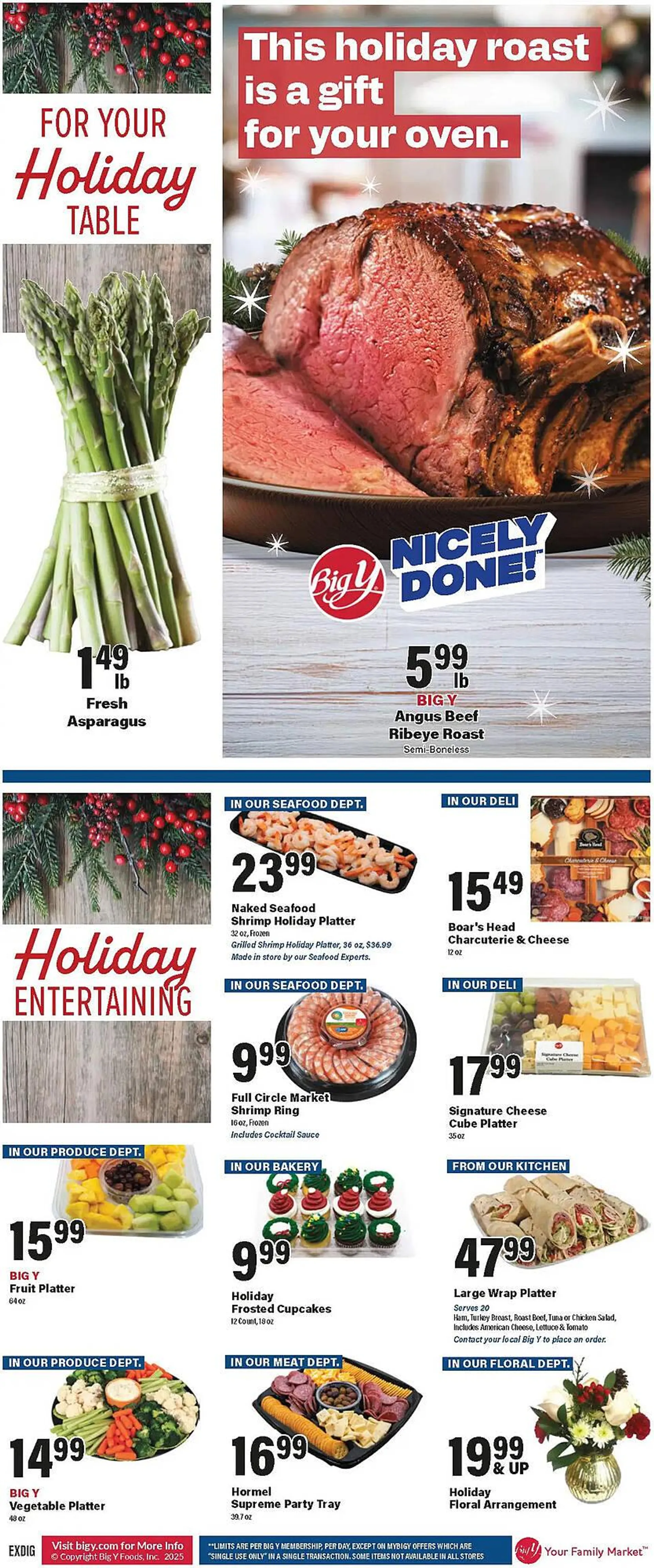 Weekly ad Big Y Weekly Ad from December 19 to December 24 2024 - Page 2