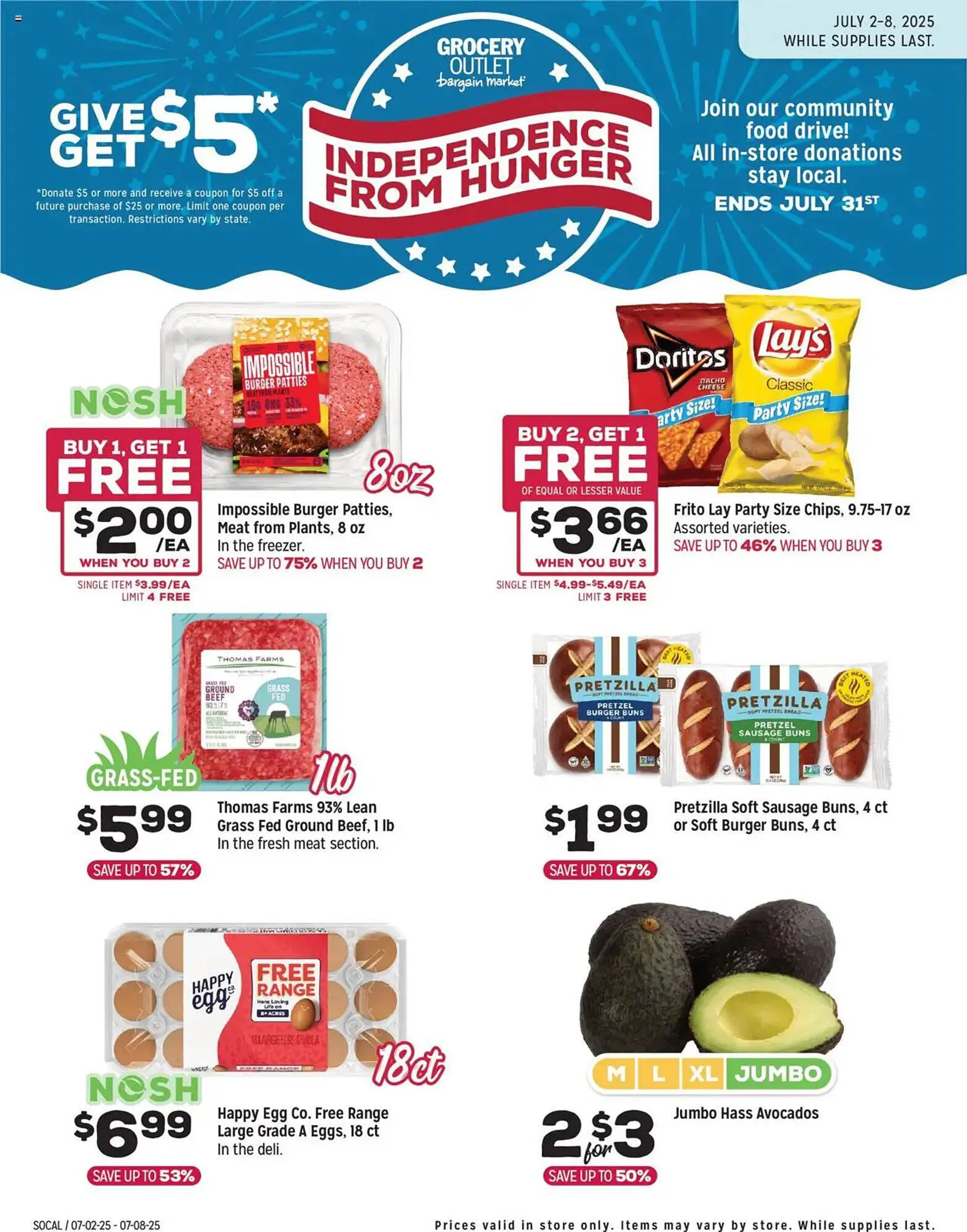 Weekly ad Grocery Outlet Weekly Ad from July 2 to July 9 2025 - Page 1