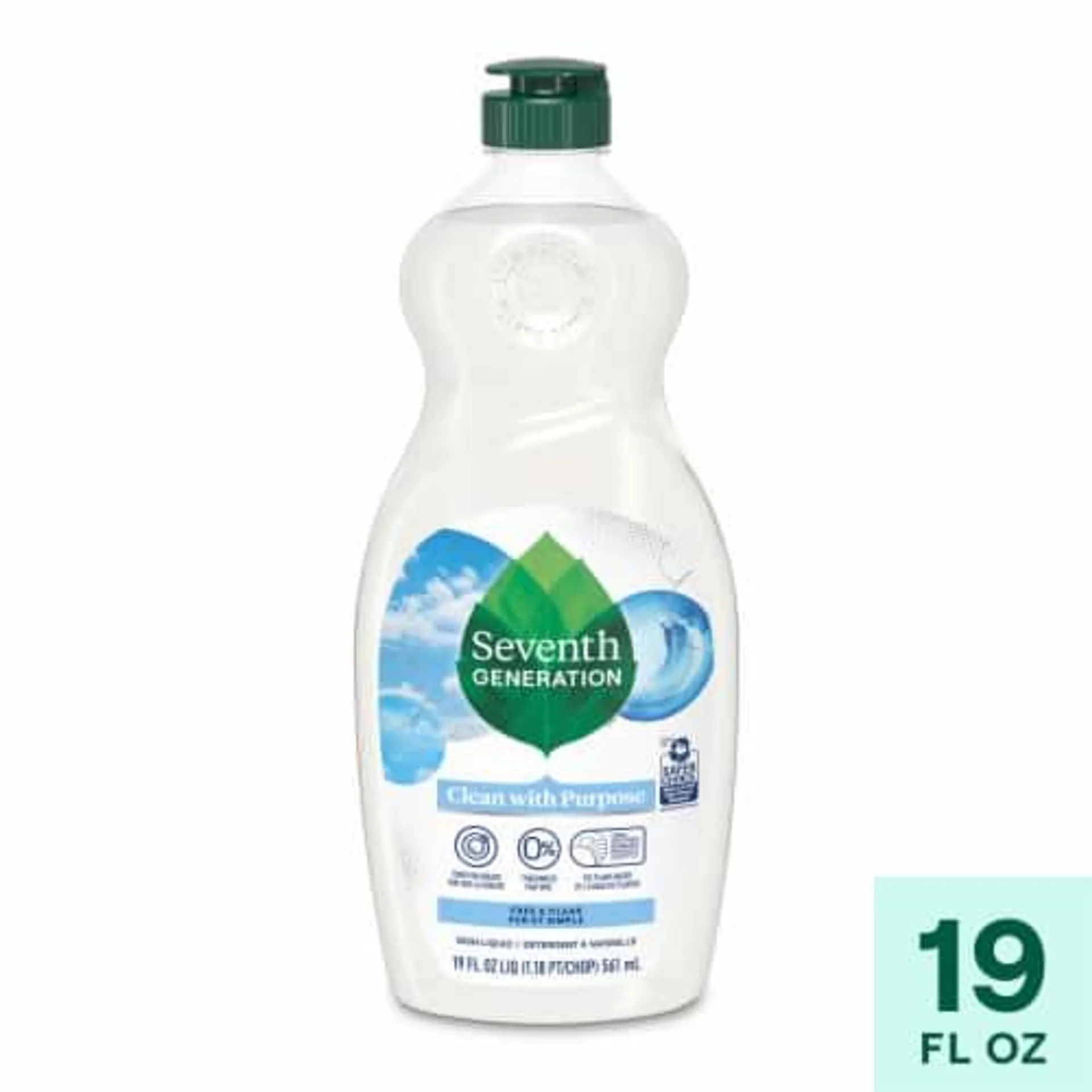 Seventh Generation Free & Clear Dish Liquid Soap