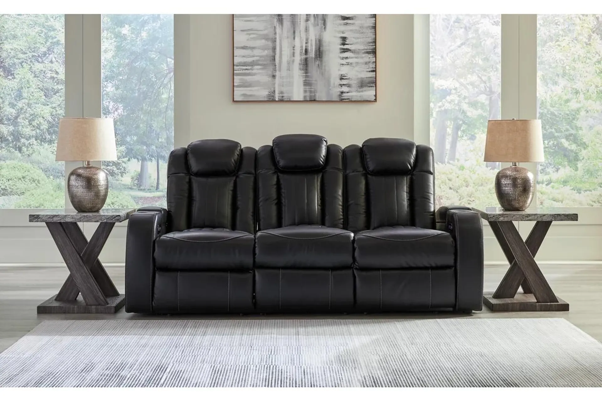 Caveman Den Dual Power Reclining Sofa