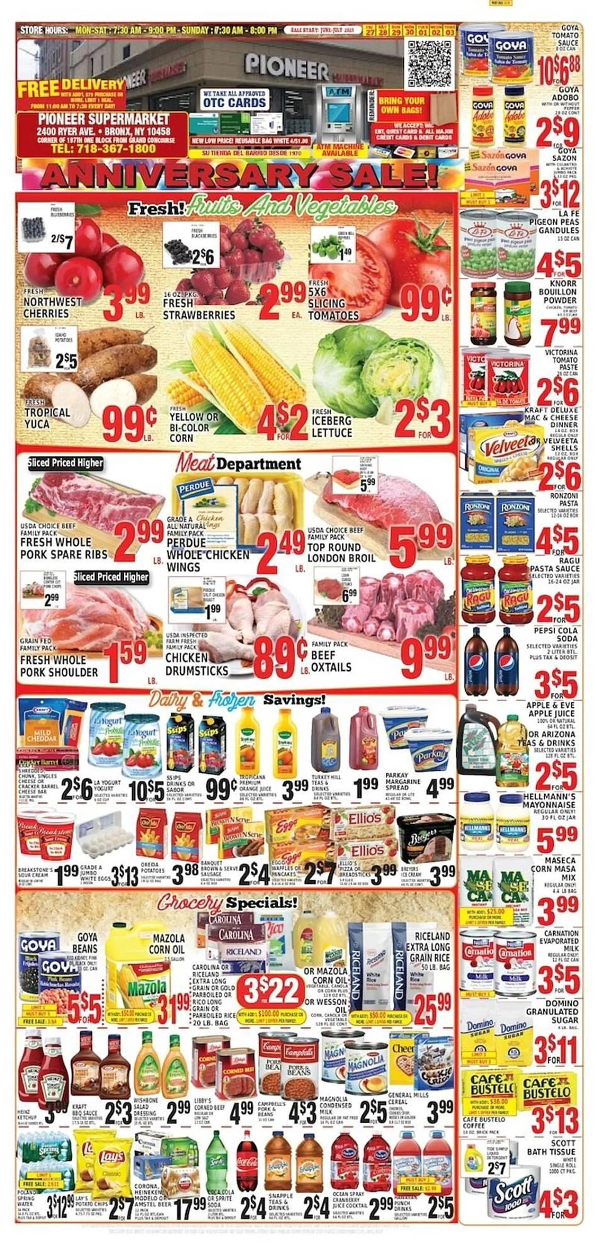 Weekly ad Pioneer Supermarkets Weekly Ad from June 27 to July 3 2025 - Page 1