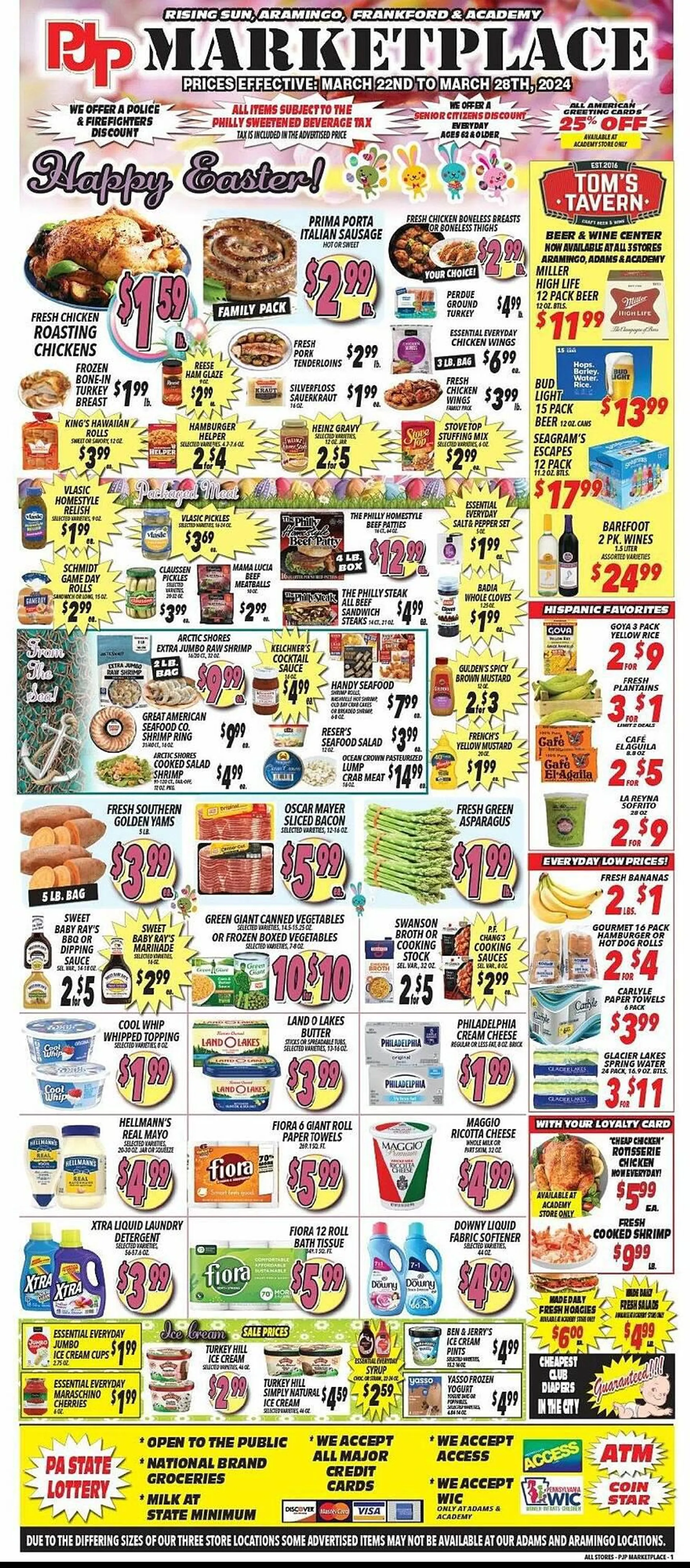 Weekly ad PJP Marketplace Weekly Ad from March 22 to March 28 2024 - Page 1
