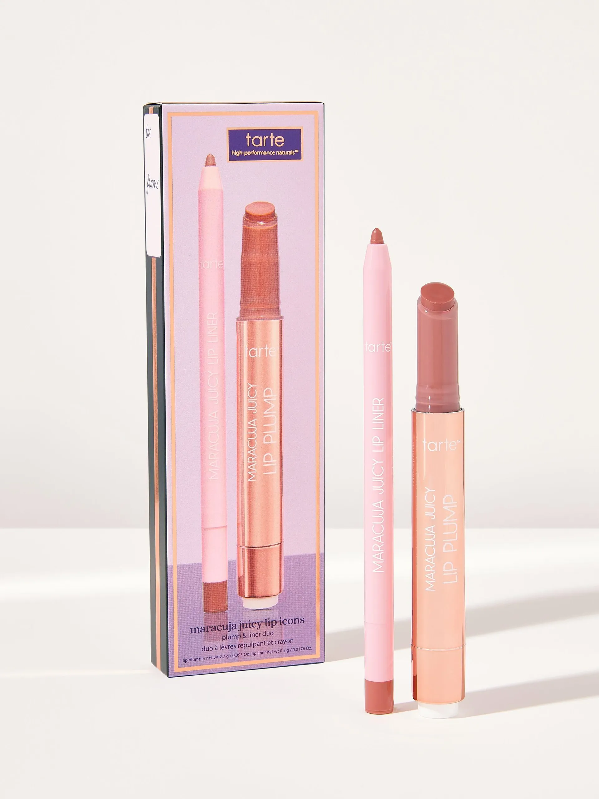 maracuja juicy lip icons plump & liner duo