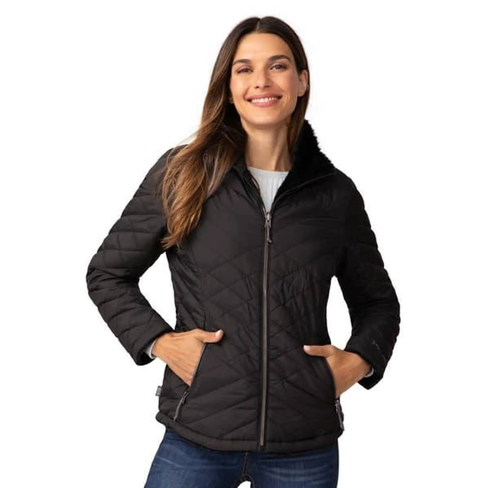 Womens Free Country Cloud Lite Reversible Active Jacket