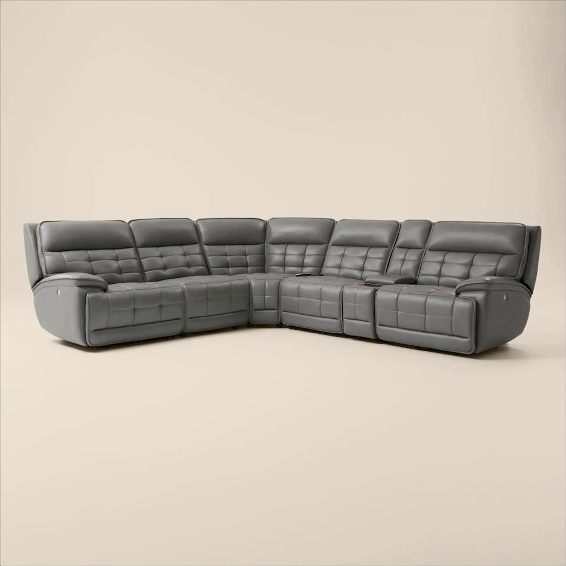 Cascade Triple-Power Reclining Sectional