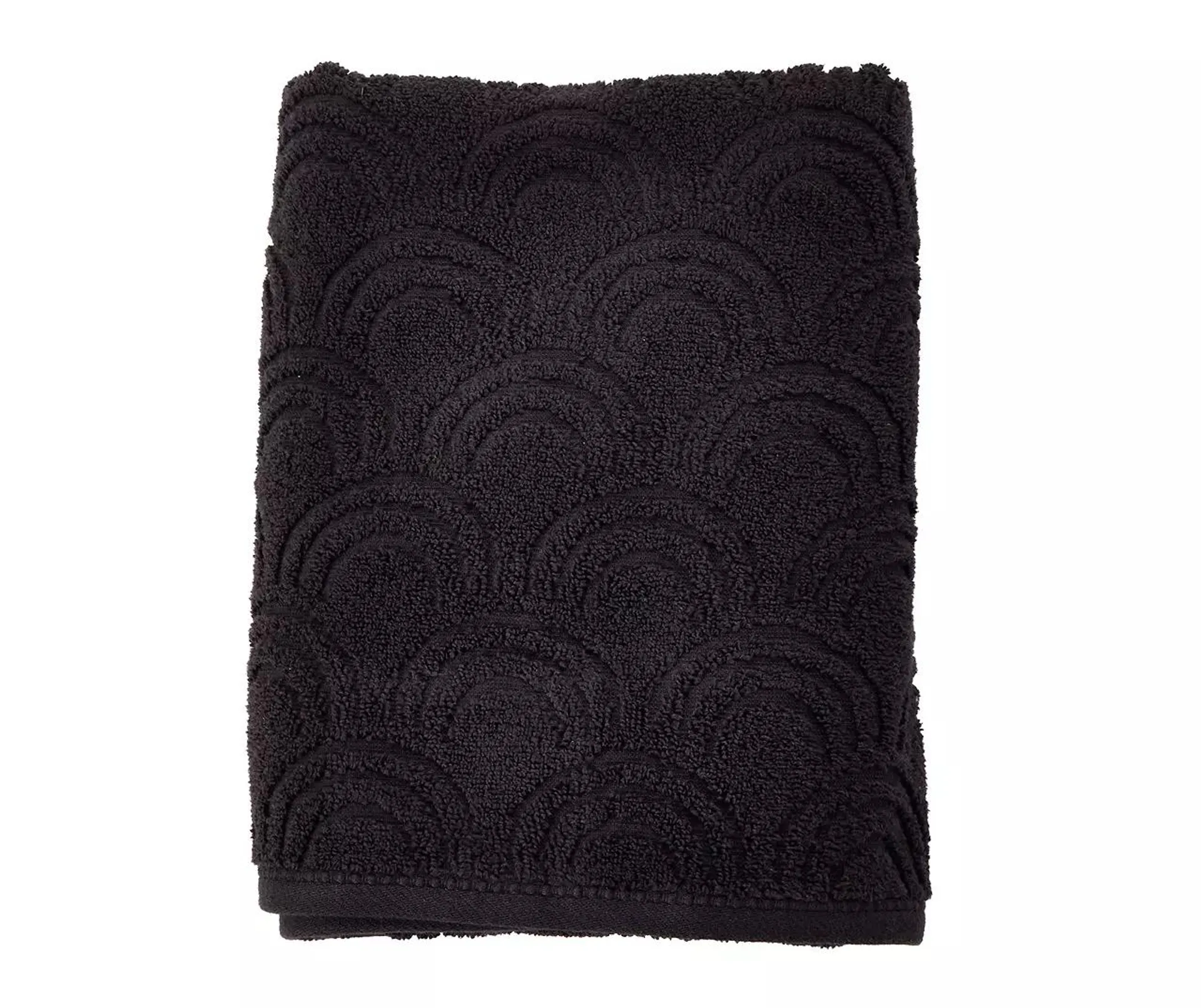 Wild Sedona Onyx Scallop-Texture Bath Towel