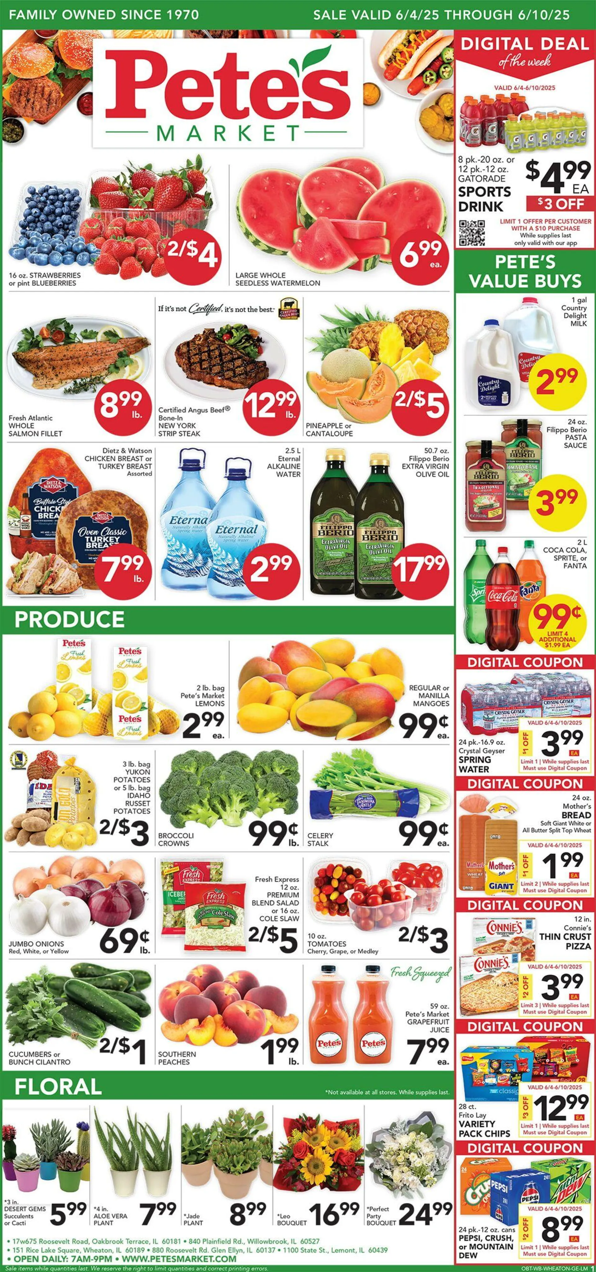 Weekly ad Pete's Fresh Market Current weekly ad from May 28 to June 3 2025 - Page 1