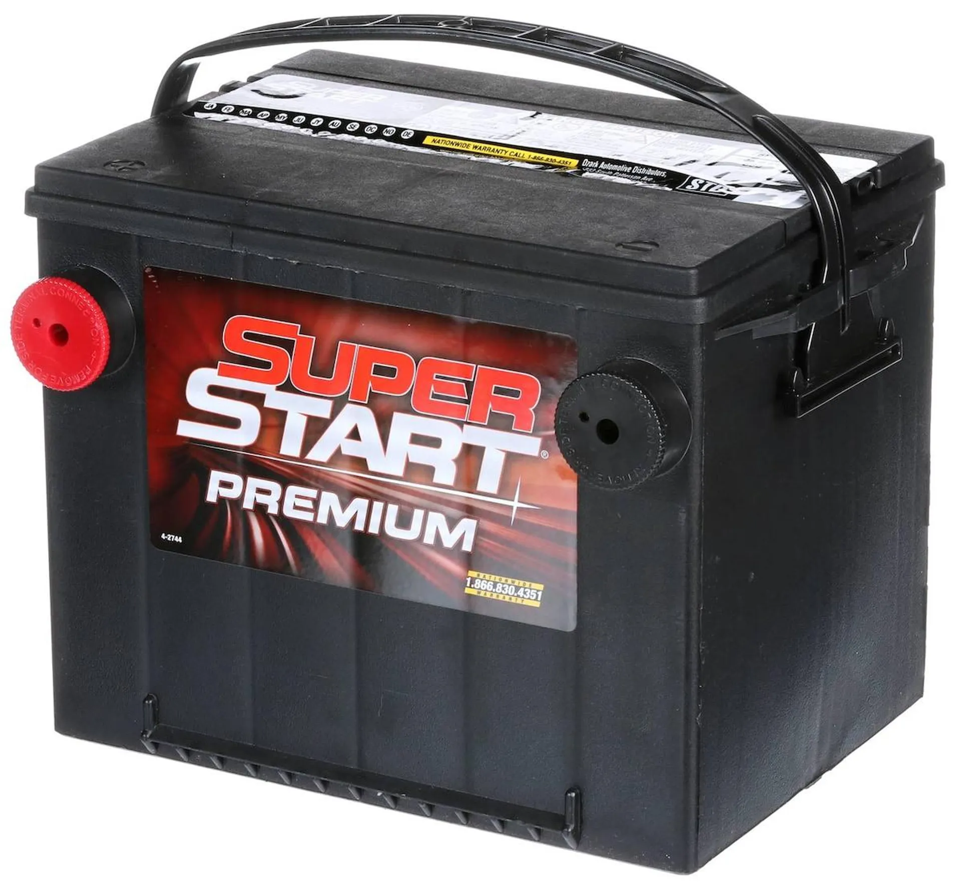 Super Start Premium Standard Flooded Side Post Battery Group Size 75 - 75PRM