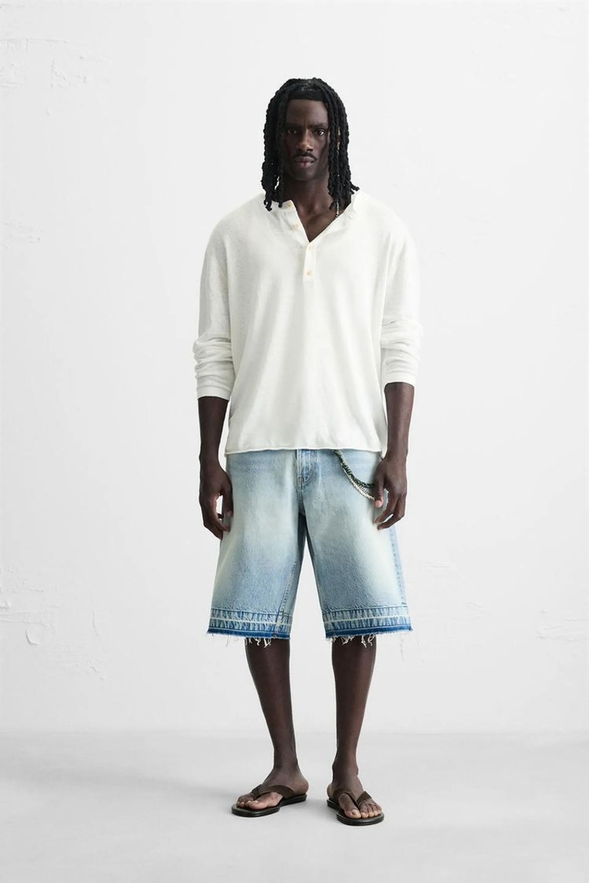 BAGGY FIT DENIM SHORTS