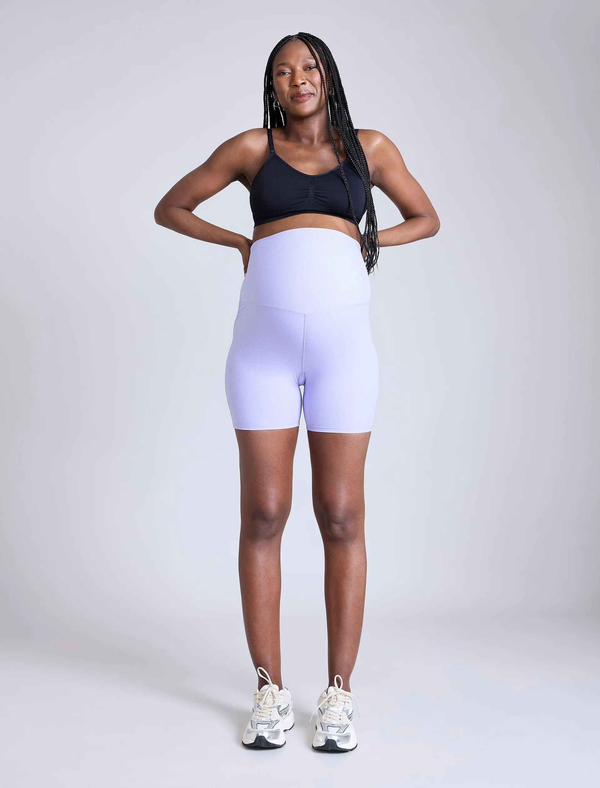 Ribbed Biker Short