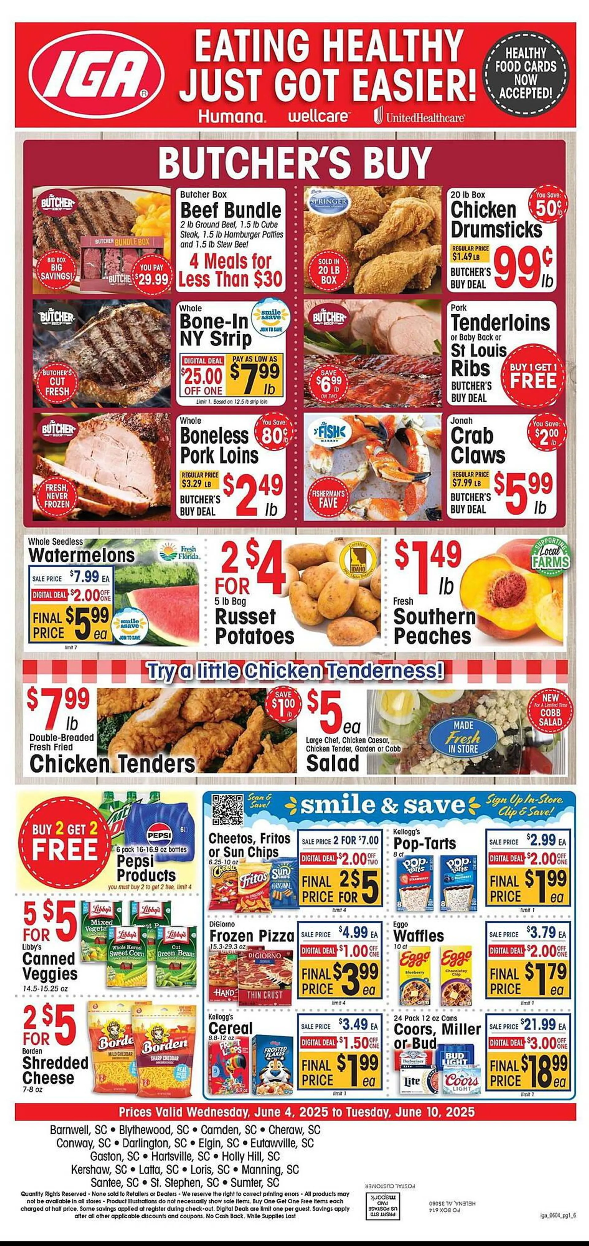 Weekly ad IGA Weekly Ad from June 4 to June 10 2025 - Page 1