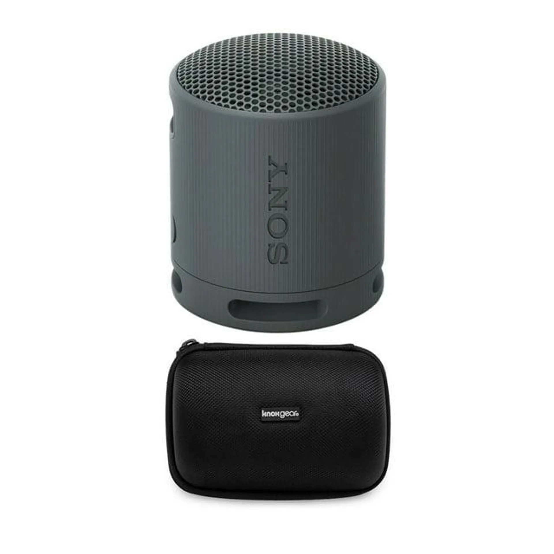 Sony SRS-XB100 Wireless Bluetooth Portable Speaker (Black) with Case Bundle