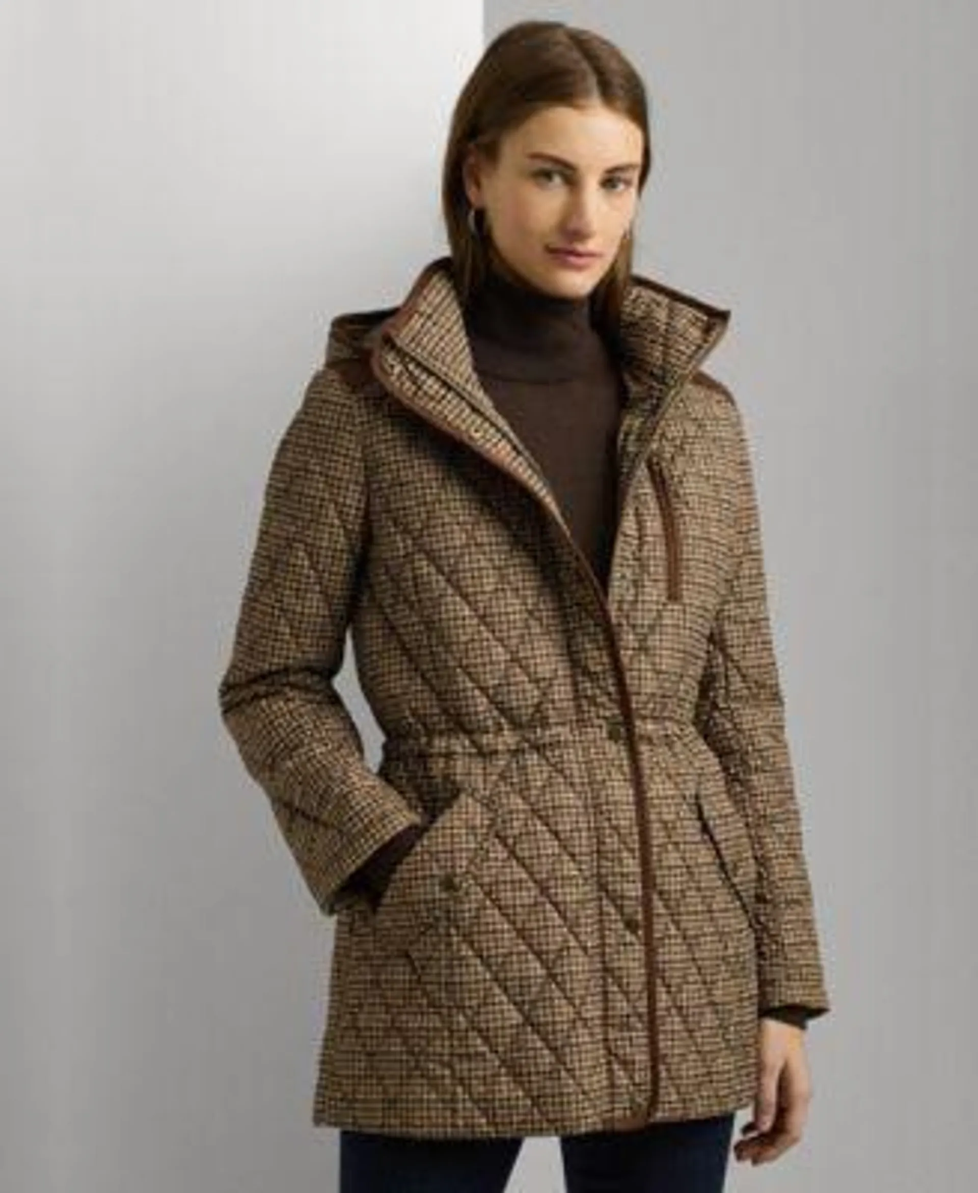 Women's Hooded Anorak Quilted Coat