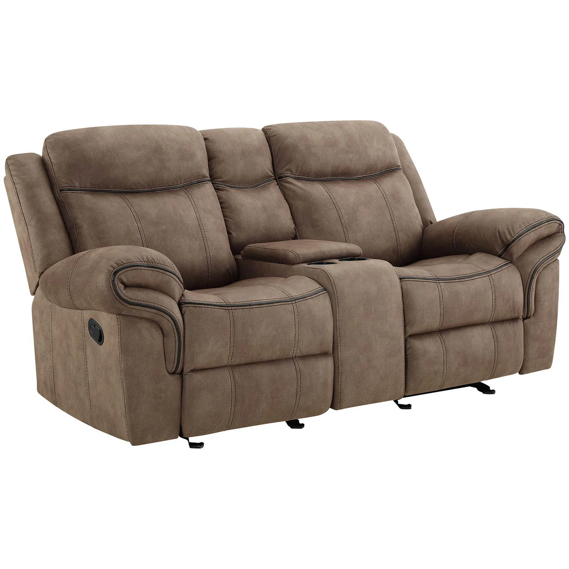 New Classic Furniture Harley Dual Reclining Loveseat with Console Storage