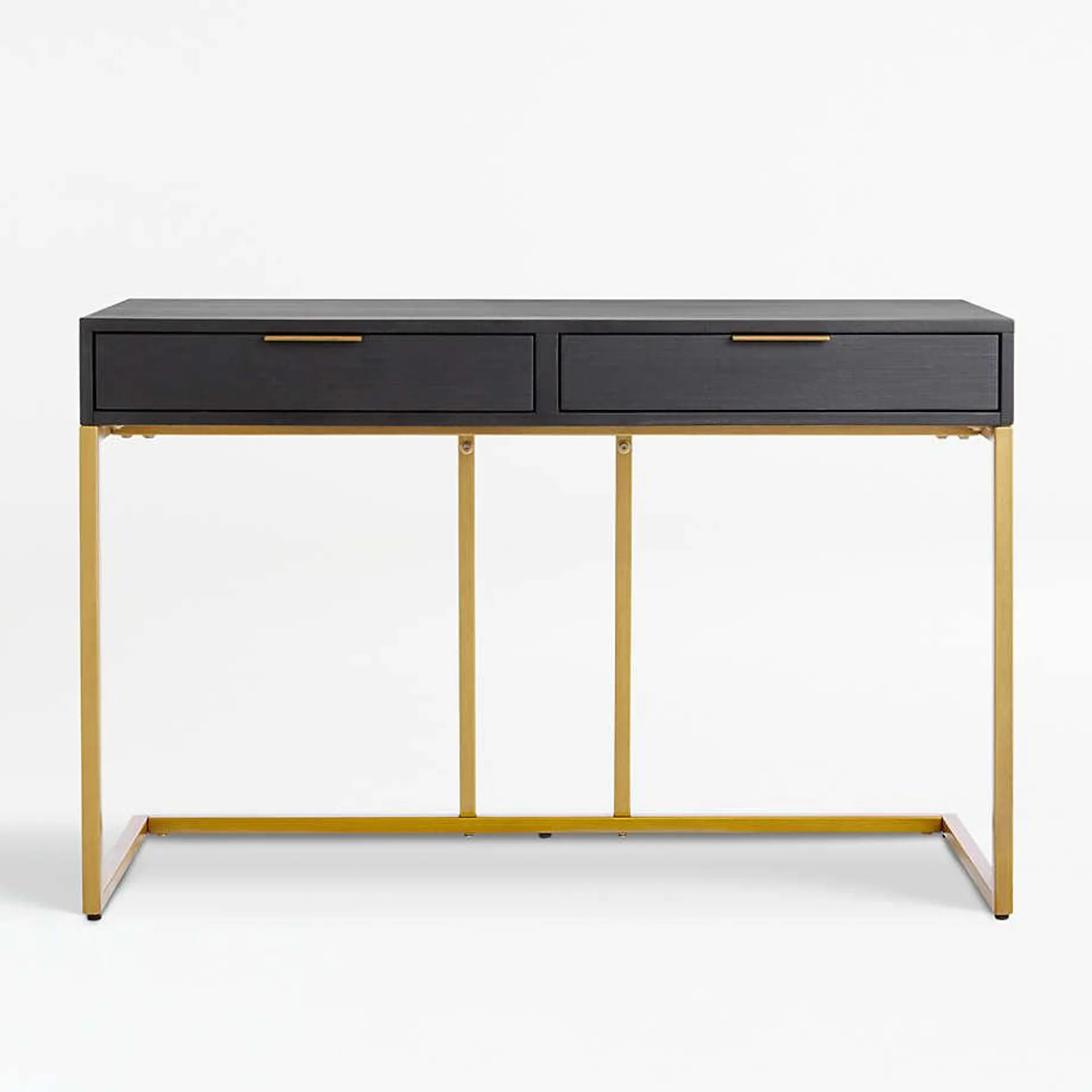 Oxford Black Small Storage Desk