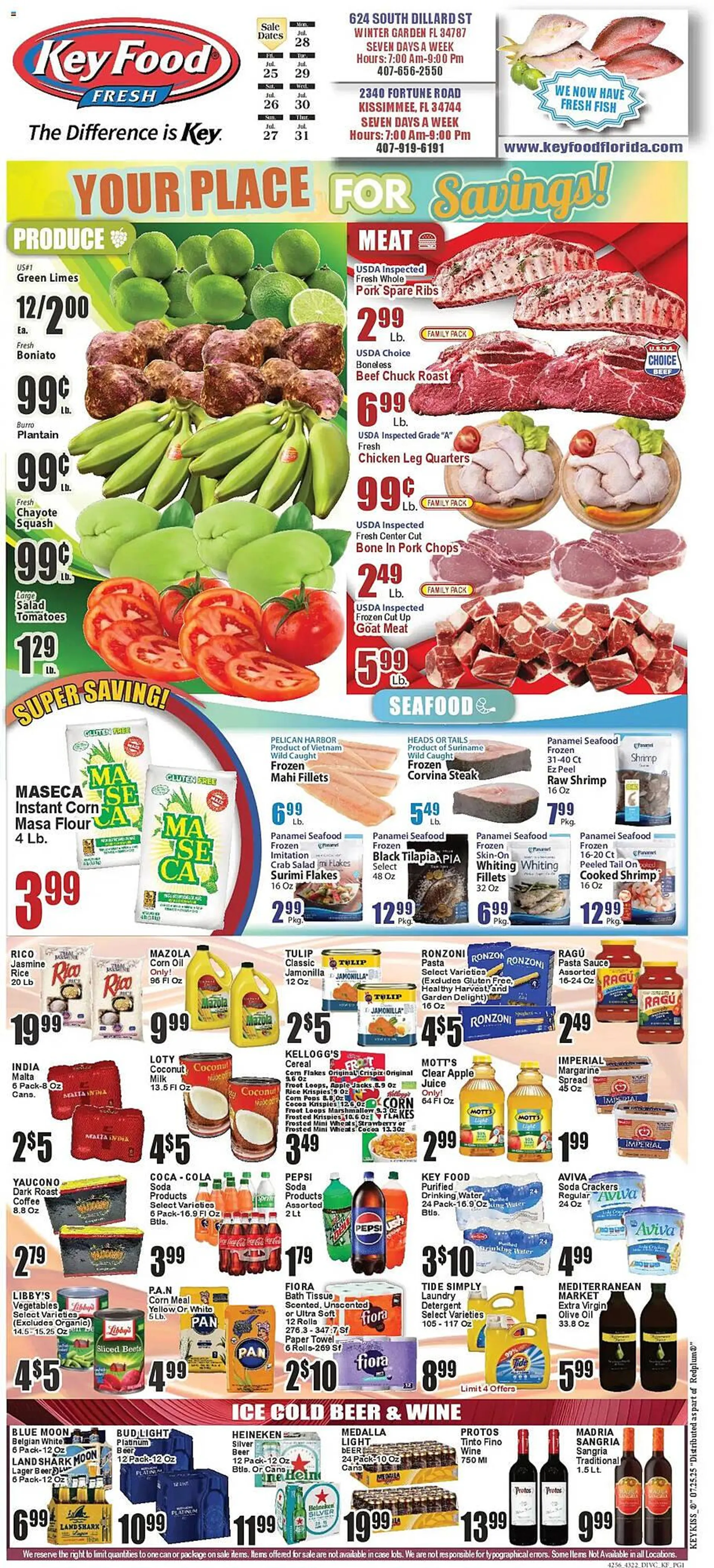 Weekly ad Key Food Weekly Ad from July 25 to August 1 2025 - Page 1