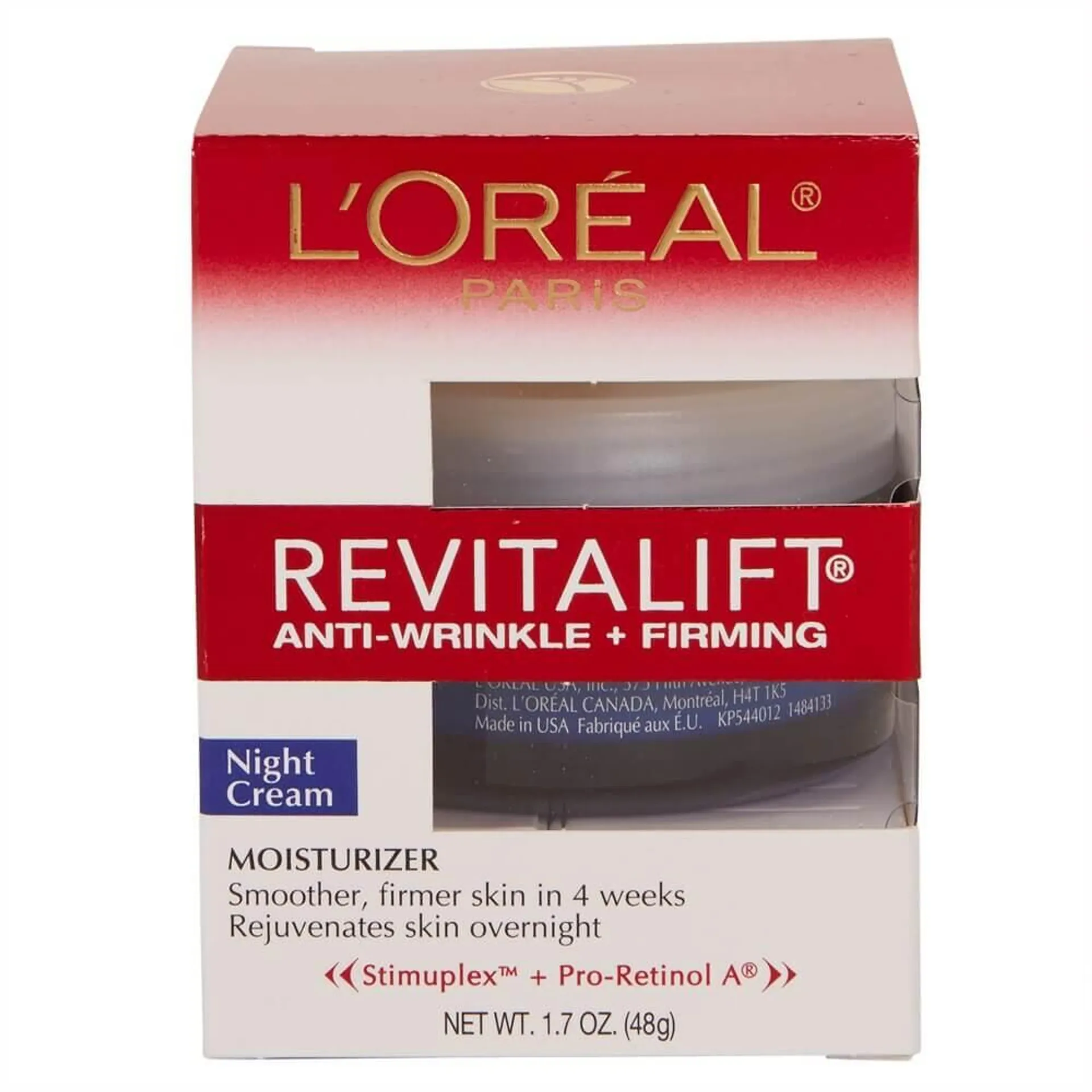 L’Oreal Revitalift Anti-Wrinkle + Firming Night Cream, 1.7 oz