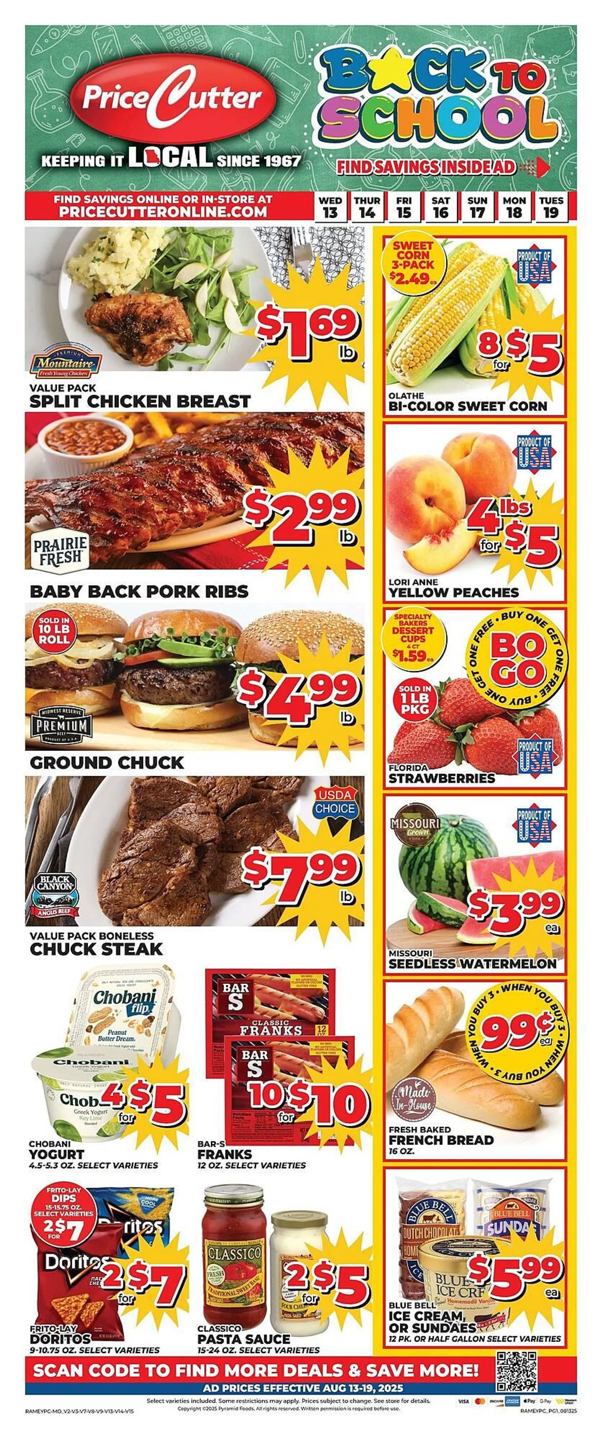 Weekly ad Price Cutter Weekly Ad from August 13 to August 19 2025 - Page 1