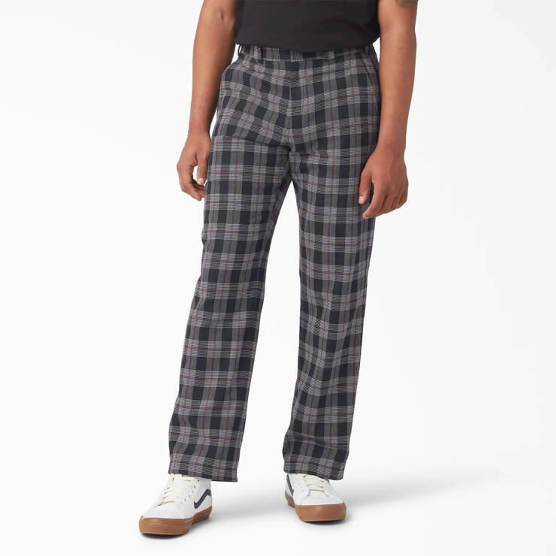 Regular Fit Plaid Pants