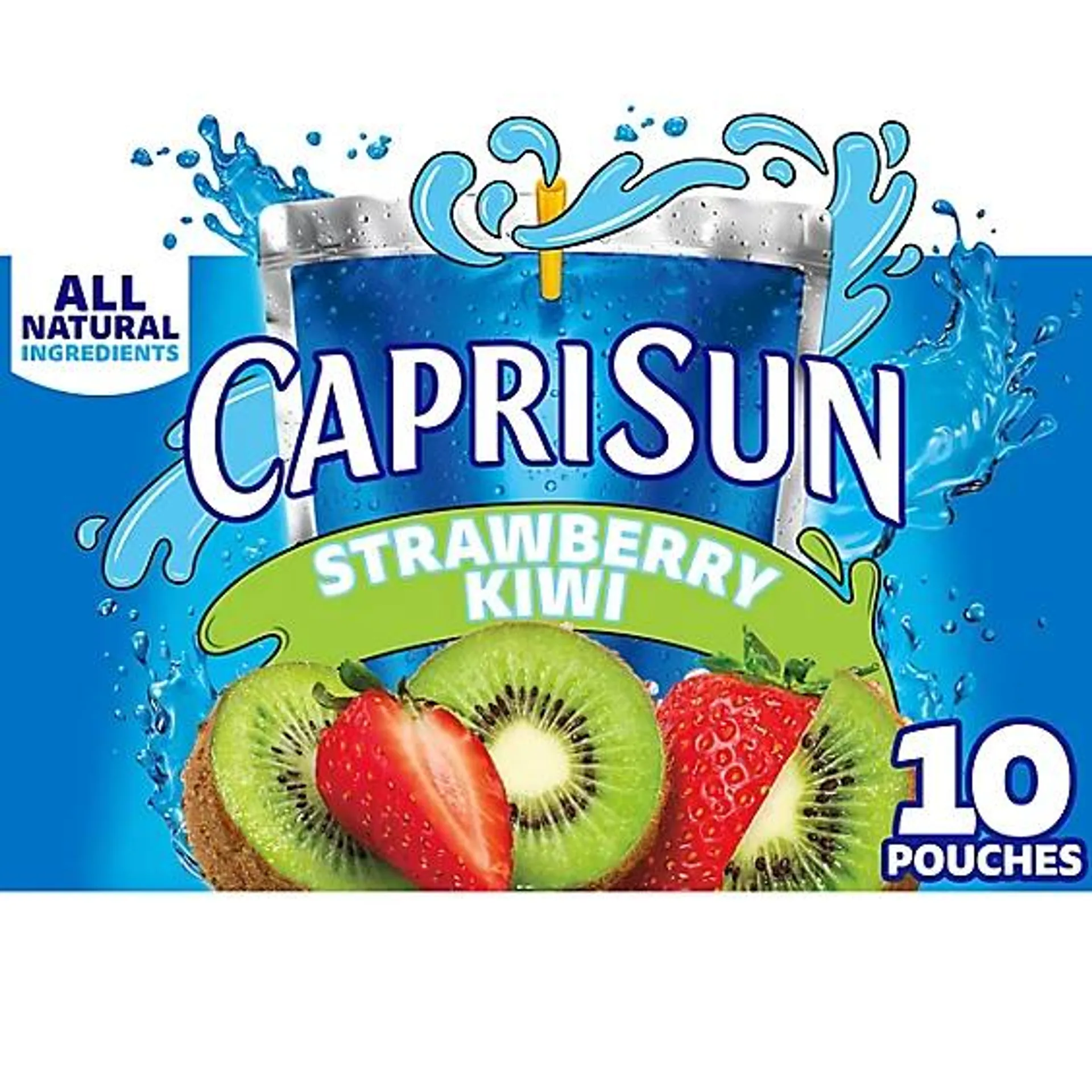 Capri Sun Strawberry Kiwi Flavored Juice Drink Blend Pouches - 10-6 Fl. Oz.