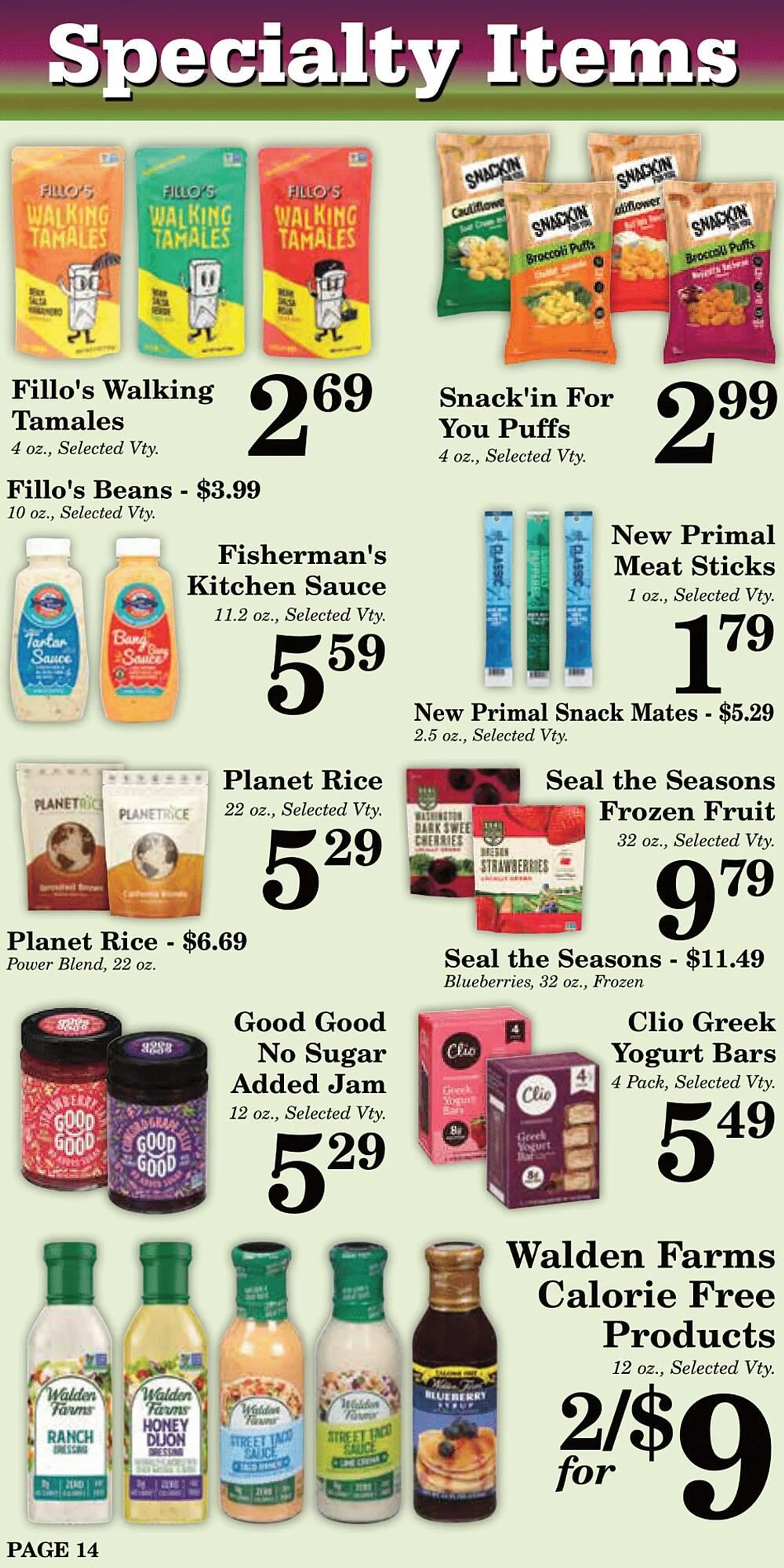 Weekly ad Harvest Foods ad from January 2 to January 28 2025 - Page 15