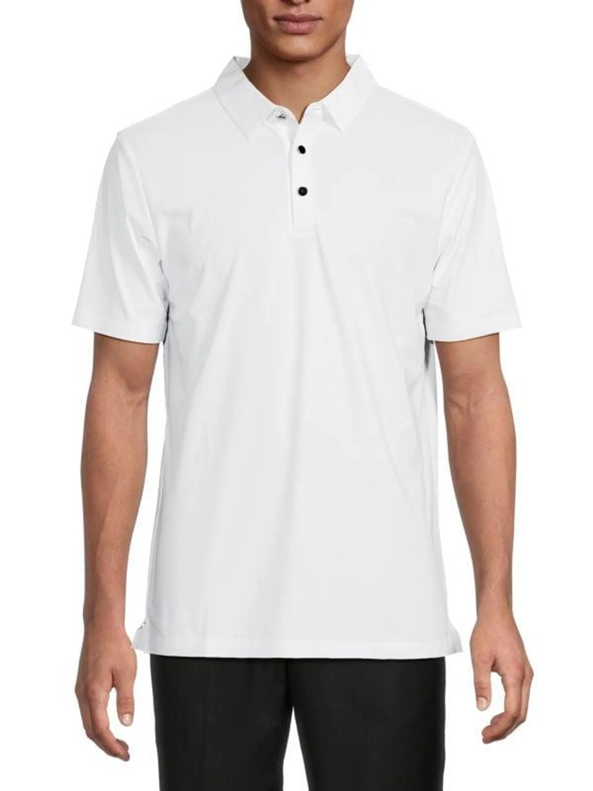 Short Sleeve Solid Polo