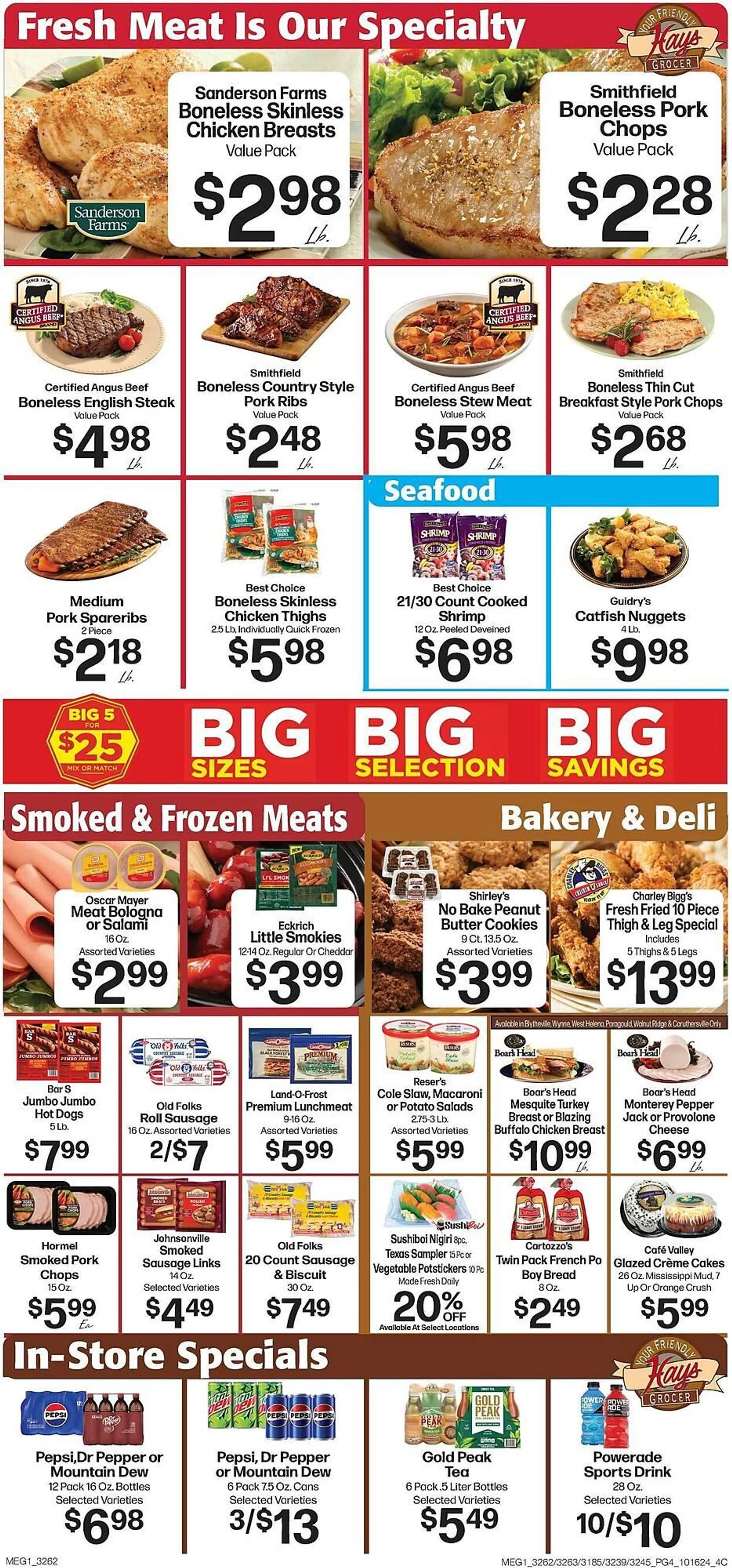 Weekly ad Hays Supermarket Weekly Ad from October 16 to October 22 2024 - Page 6