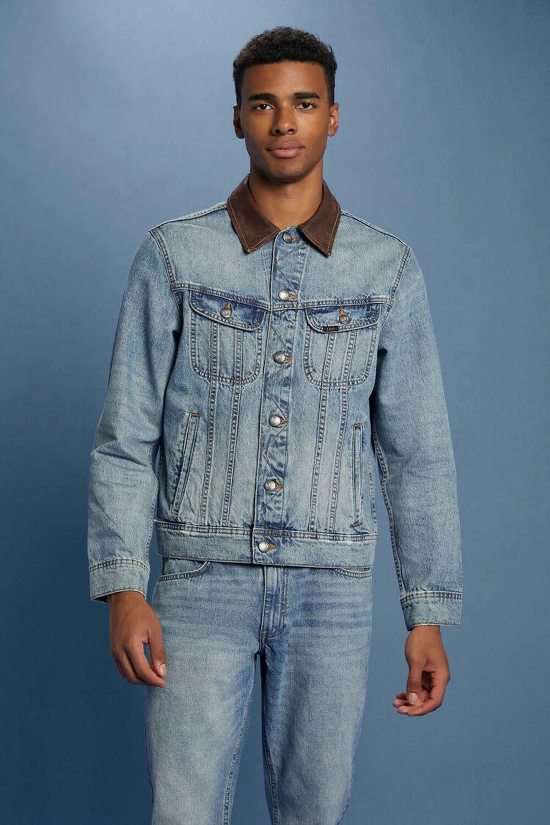 Lee Waxed Collar Denim Jacket