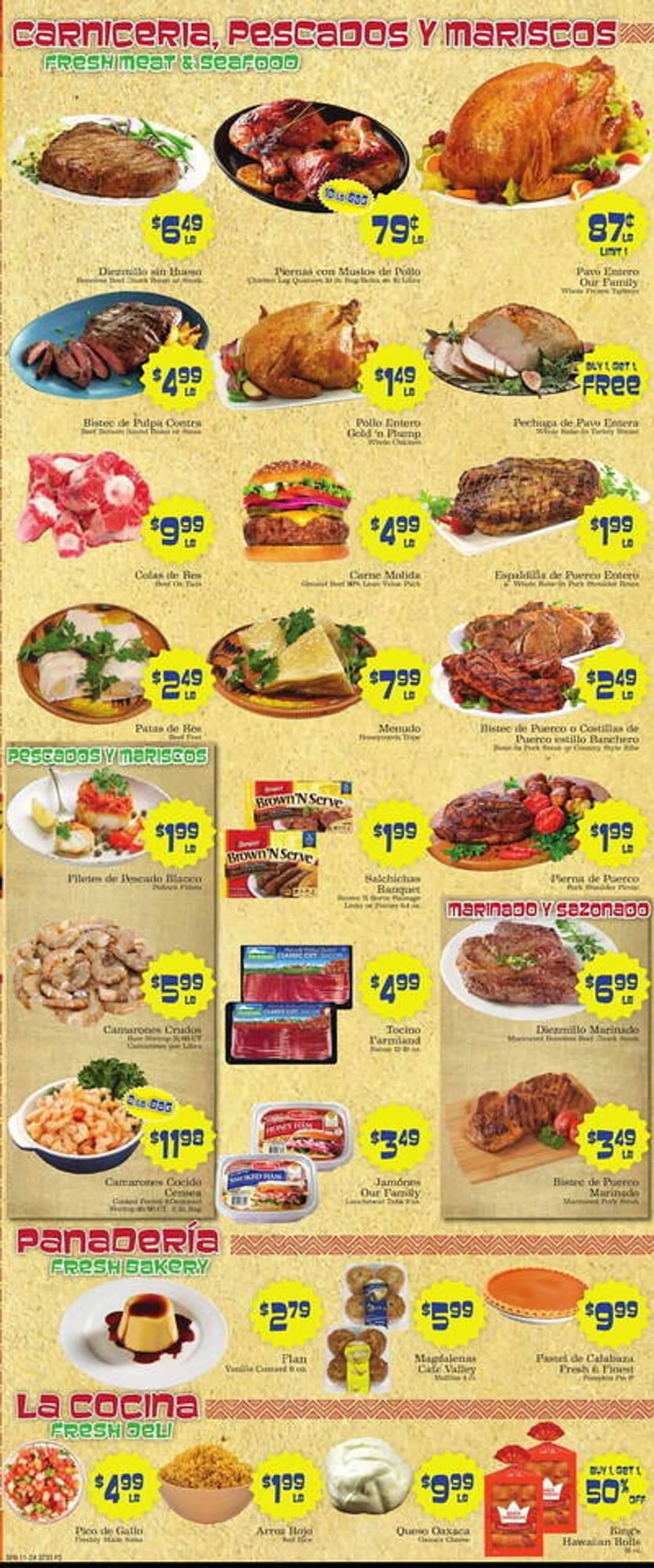 Weekly ad Supermercado Nuestra Familia Weekly Ad from November 24 to November 30 2024 - Page 2