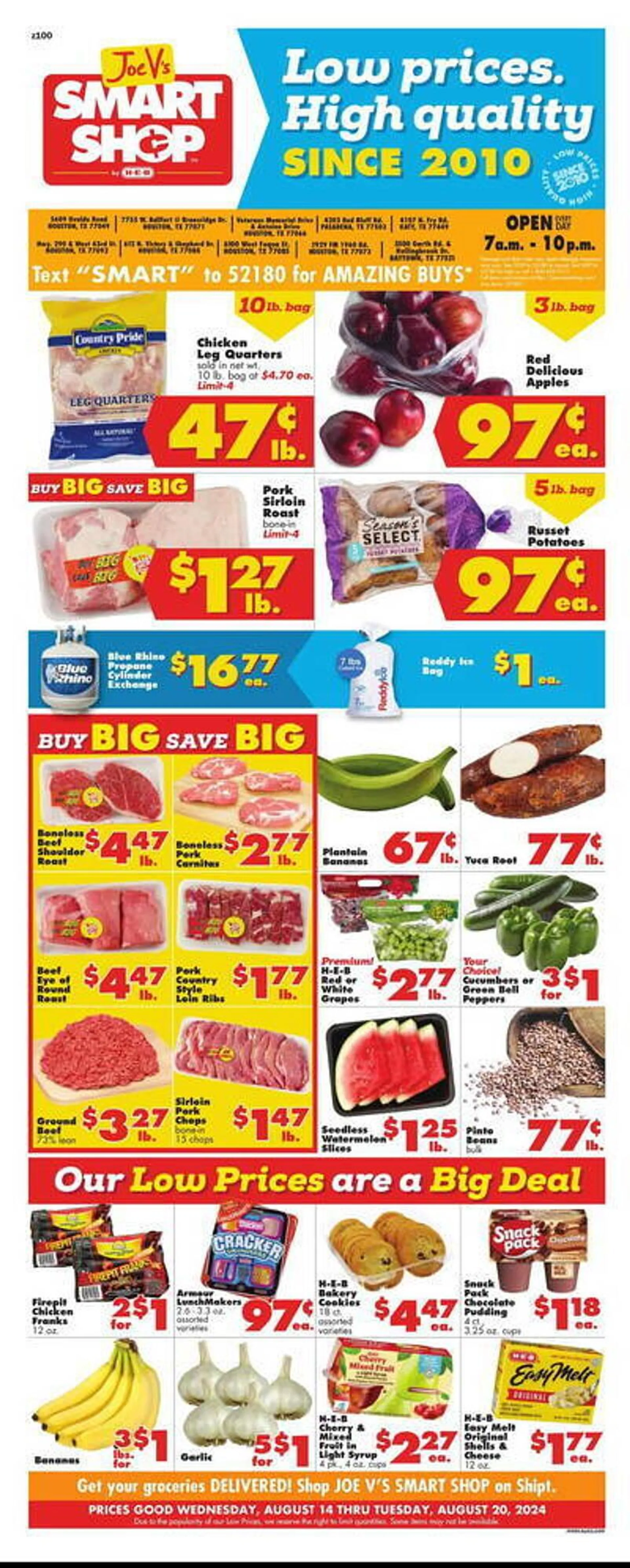 Joe Vs Smart Shop Weekly Ad - 1