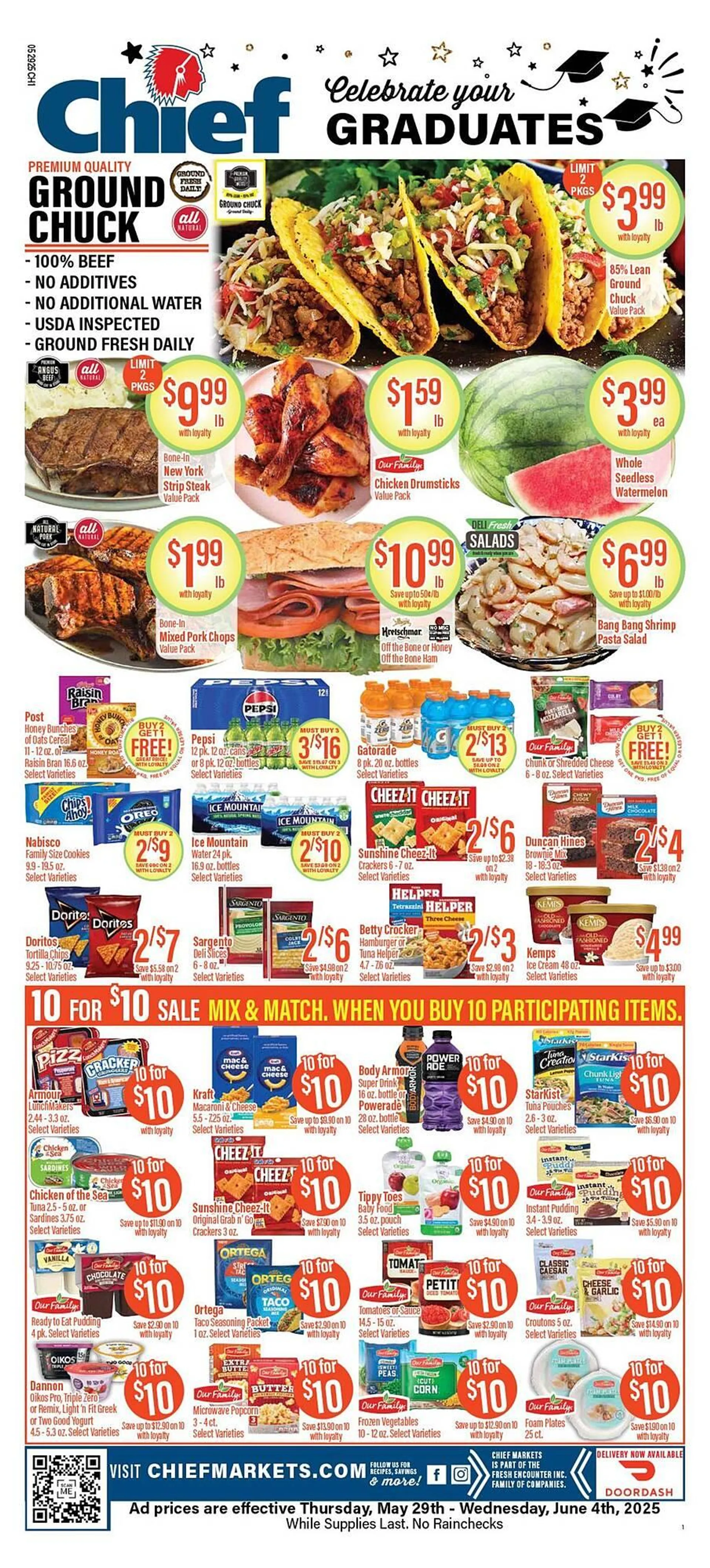 Weekly ad Chief Supermarket Weekly Ad from June 3 to June 4 2025 - Page 1