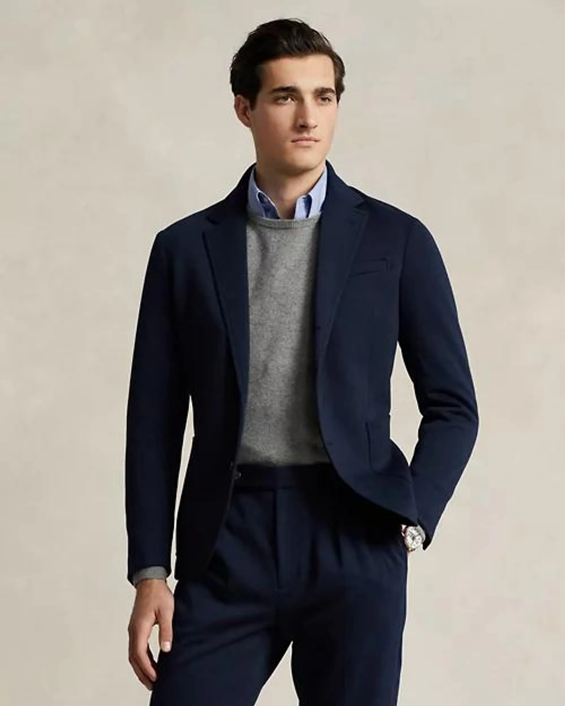 Polo Soft Modern Double-Knit Suit Jacket