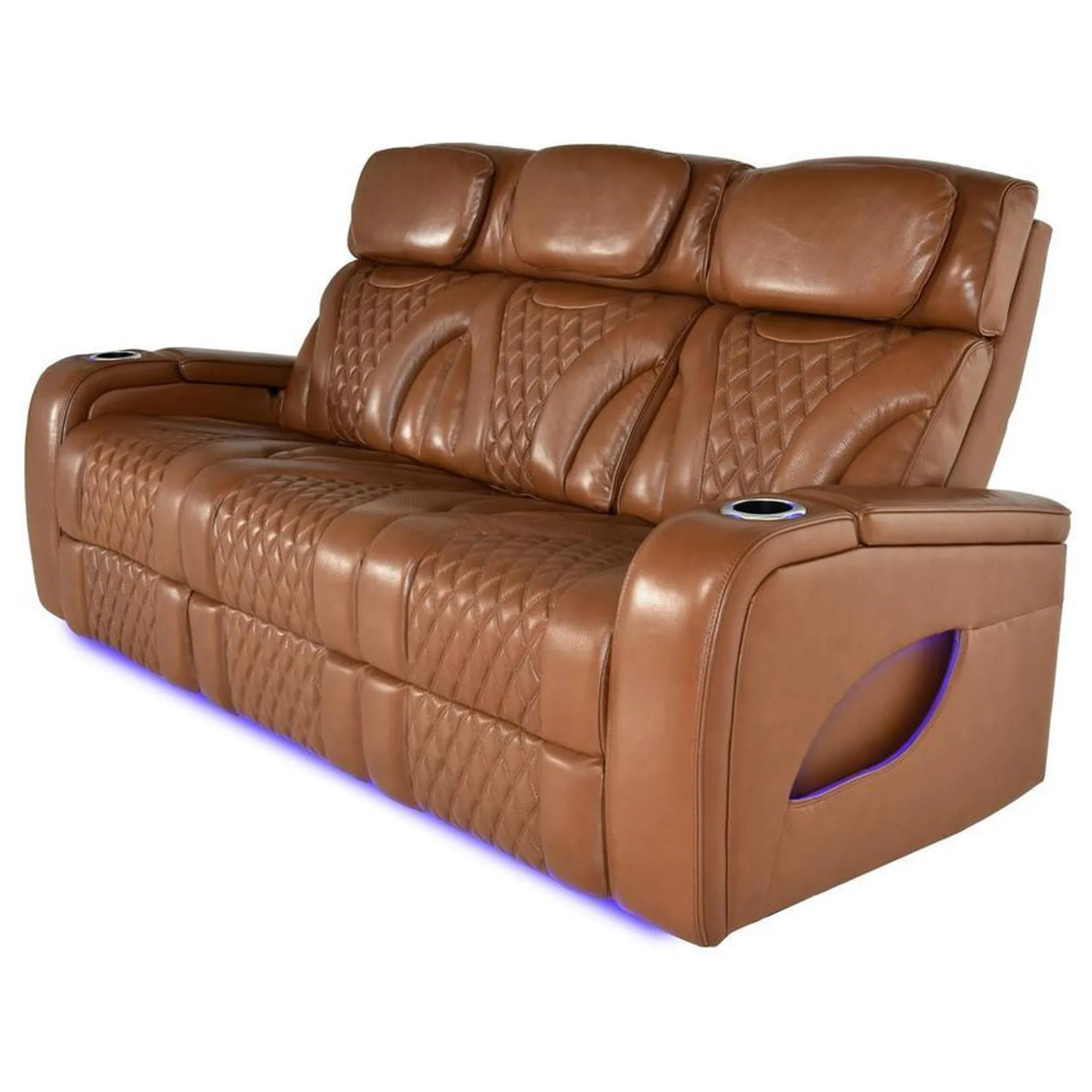Leather Power Reclining Sofa