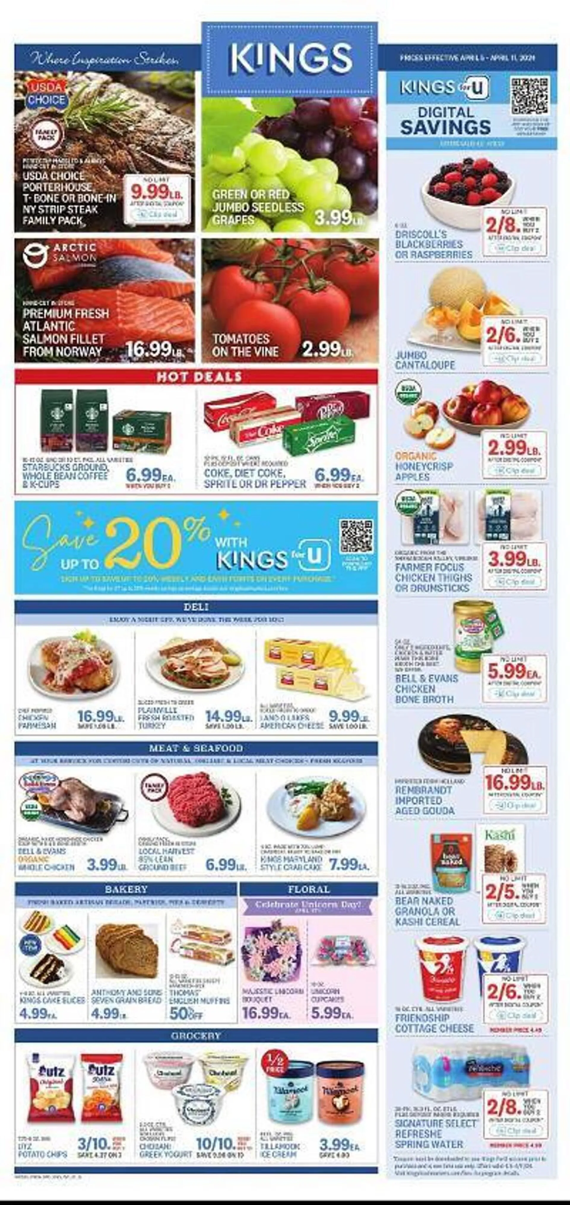 Weekly ad Kings Food Markets Weekly Ad from April 5 to April 11 2024 - Page 