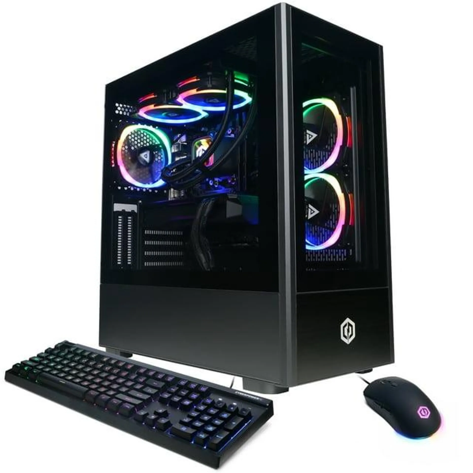 CyberPowerPC Gamer Supreme Gaming Desktop AMD Ryzen 7-7700 Radeon RX 7900 GRE 16GB - 32GB DDR5 2TB NVMe SSD Black (2024)