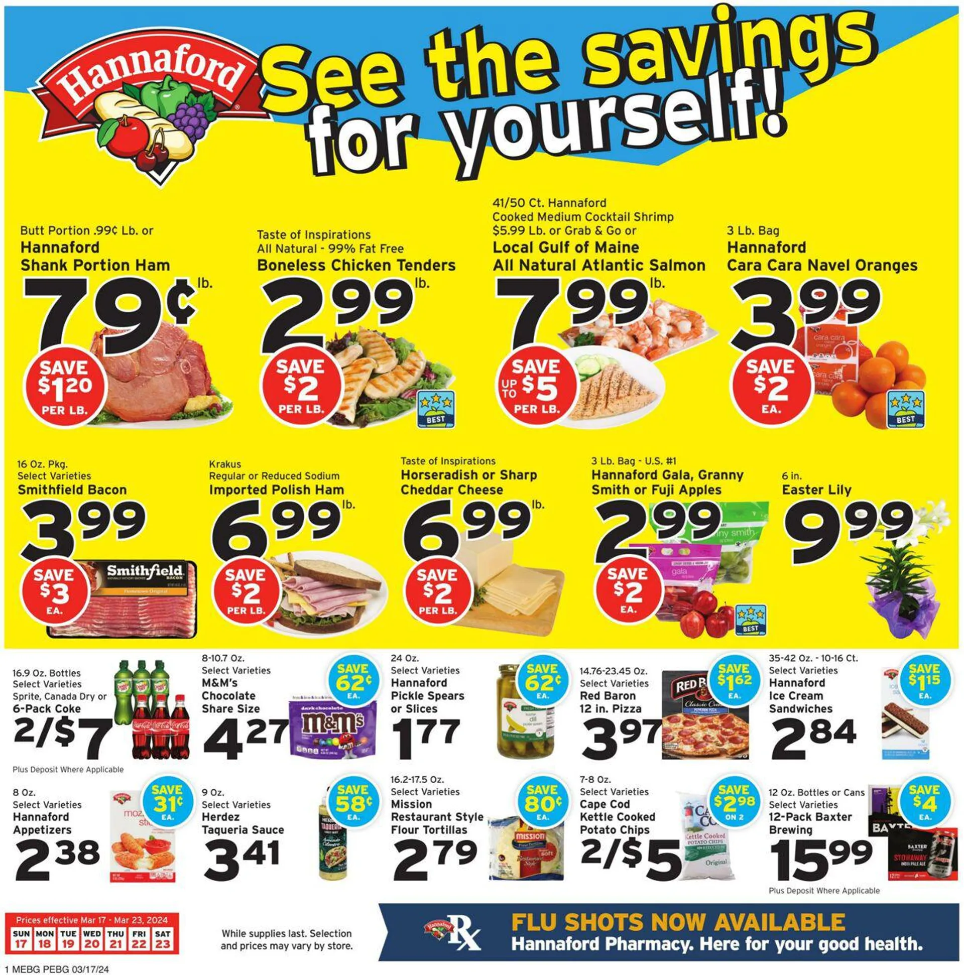 Weekly ad Hannaford Current weekly ad from March 17 to March 23 2024 - Page 