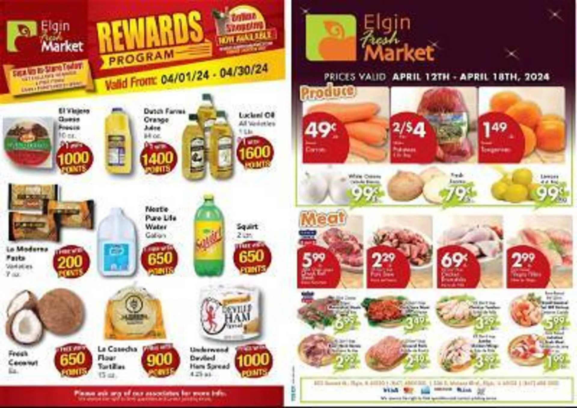 Weekly ad Elgin Fresh Market Weekly Ad from April 12 to April 18 2024 - Page 