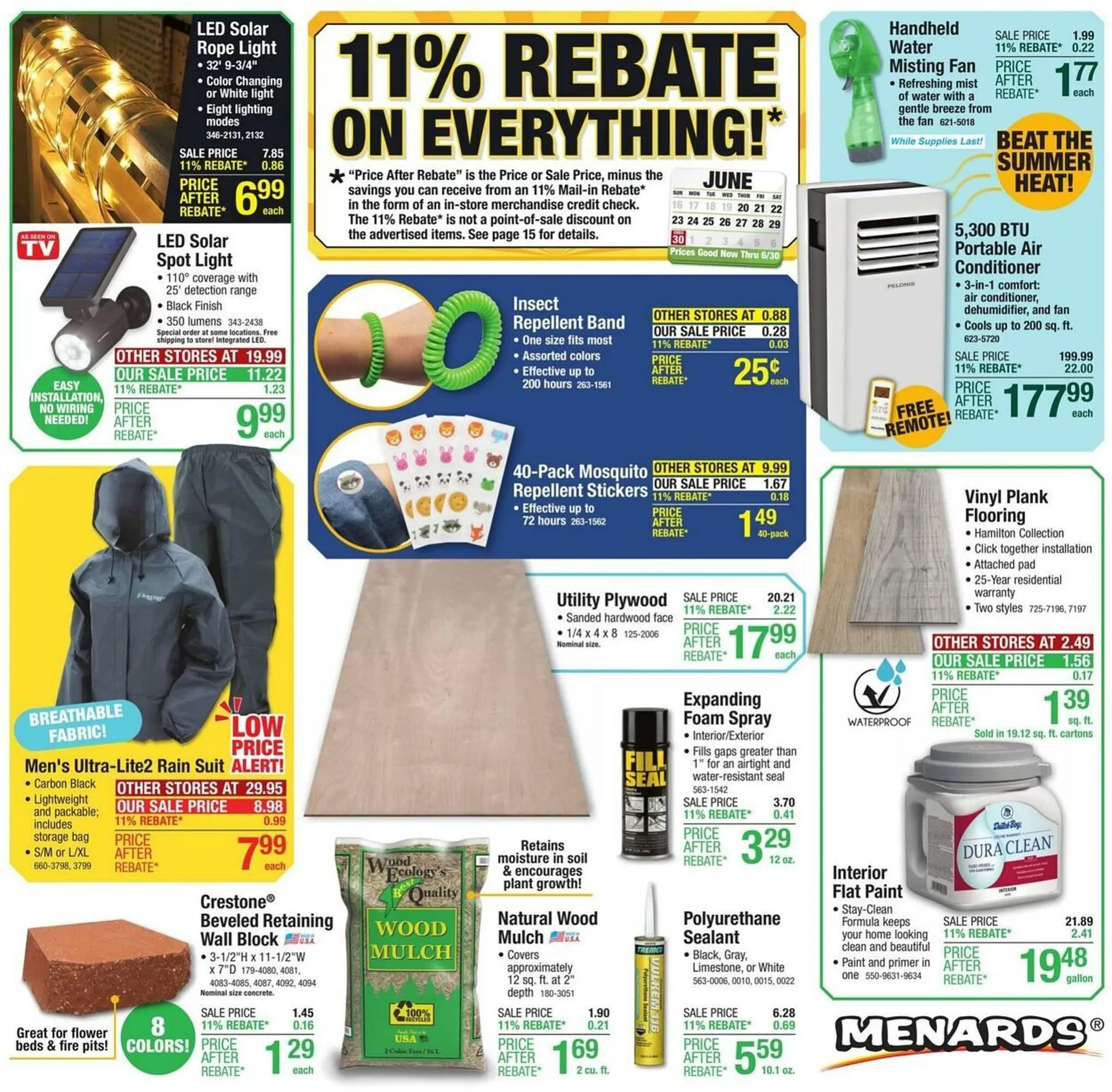 Menards Weekly Ad - 1