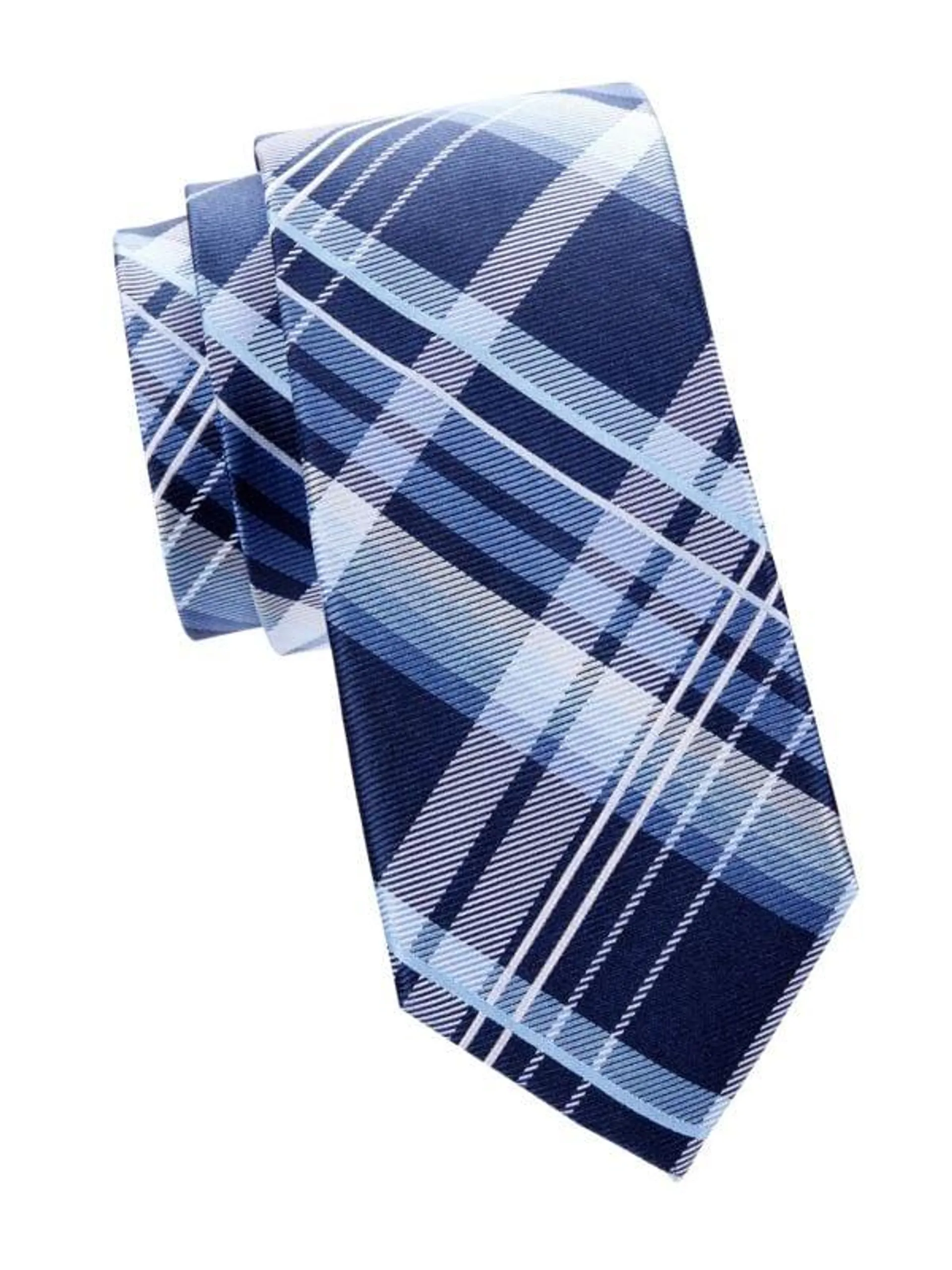 Plaid Silk Tie