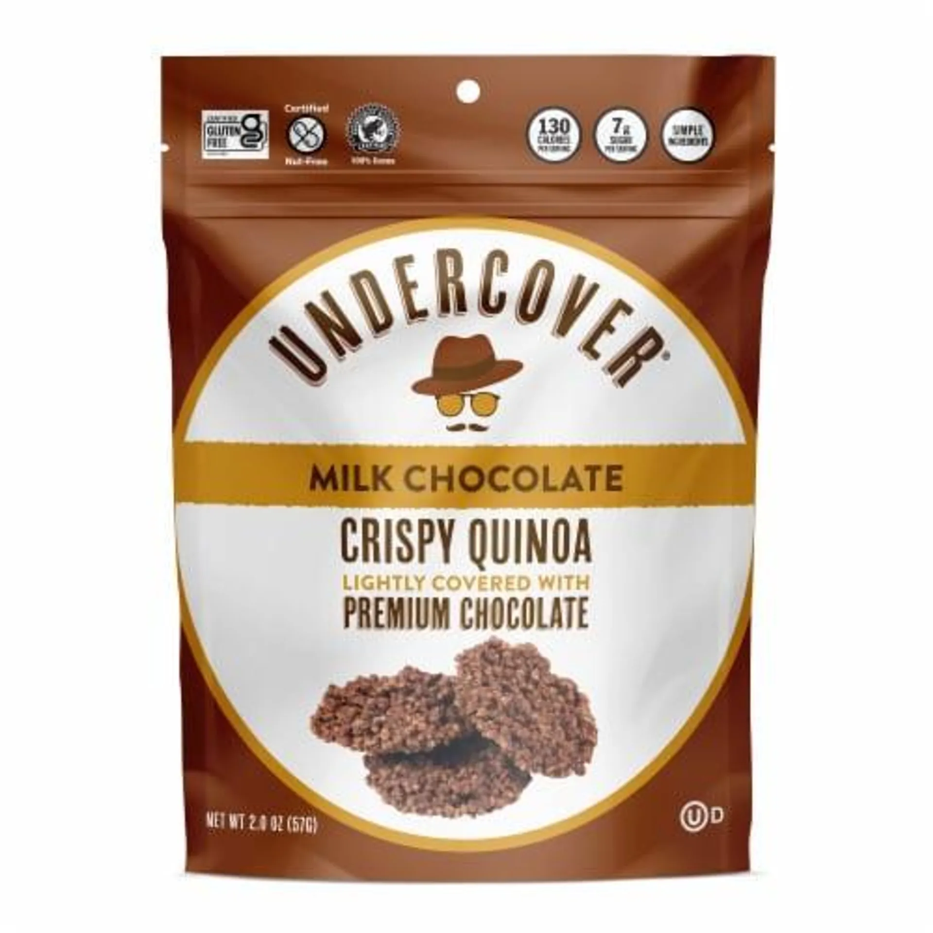 Undercover® Crispy Quinoa Milk Chocolate Covered Snacks