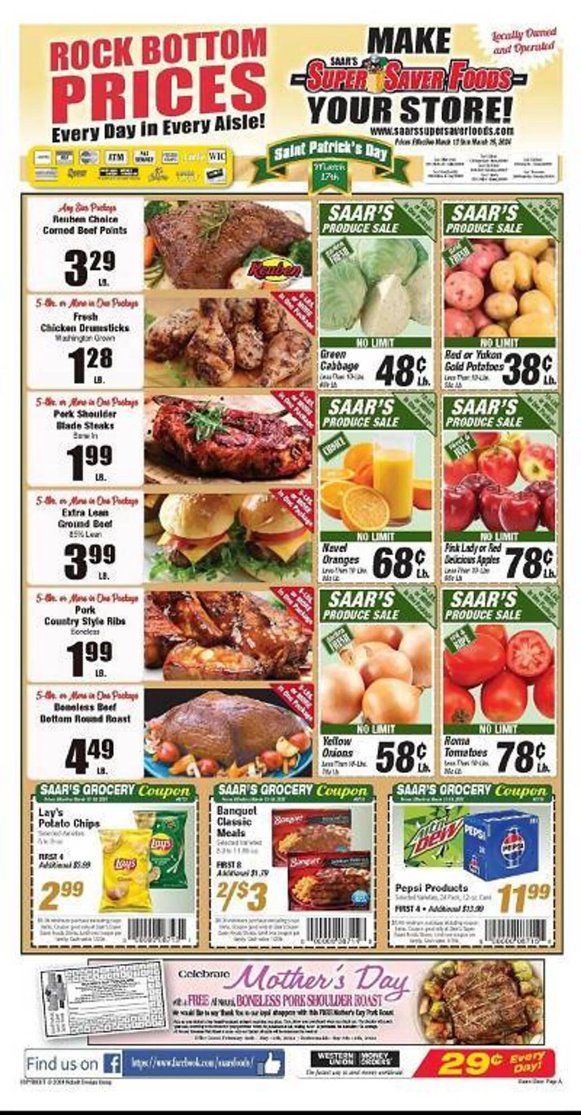 Weekly ad Super Saver Weekly Ad from March 13 to March 19 2024 - Page 