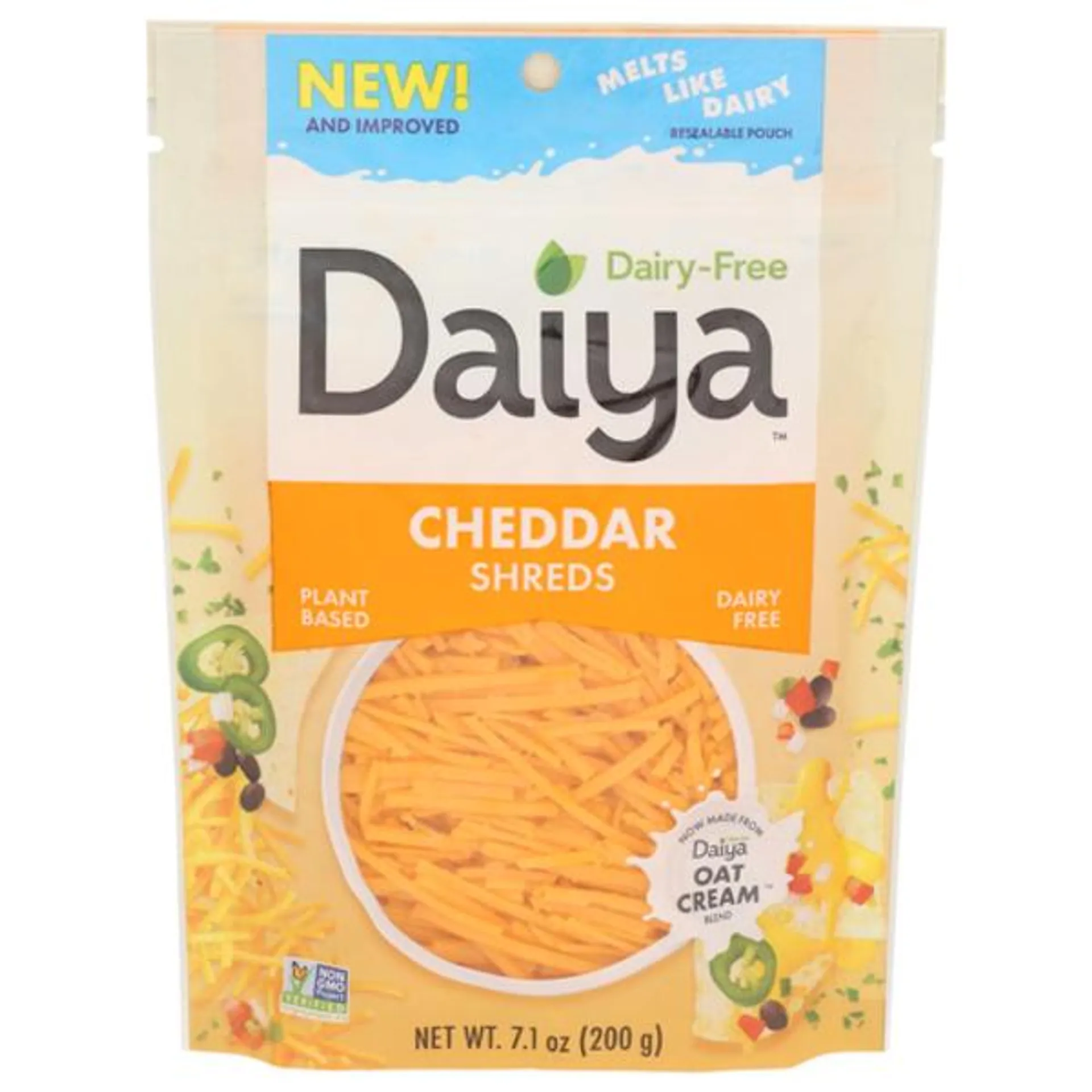 Daiya Dairy-Free Cheddar Cheese Style Shreds