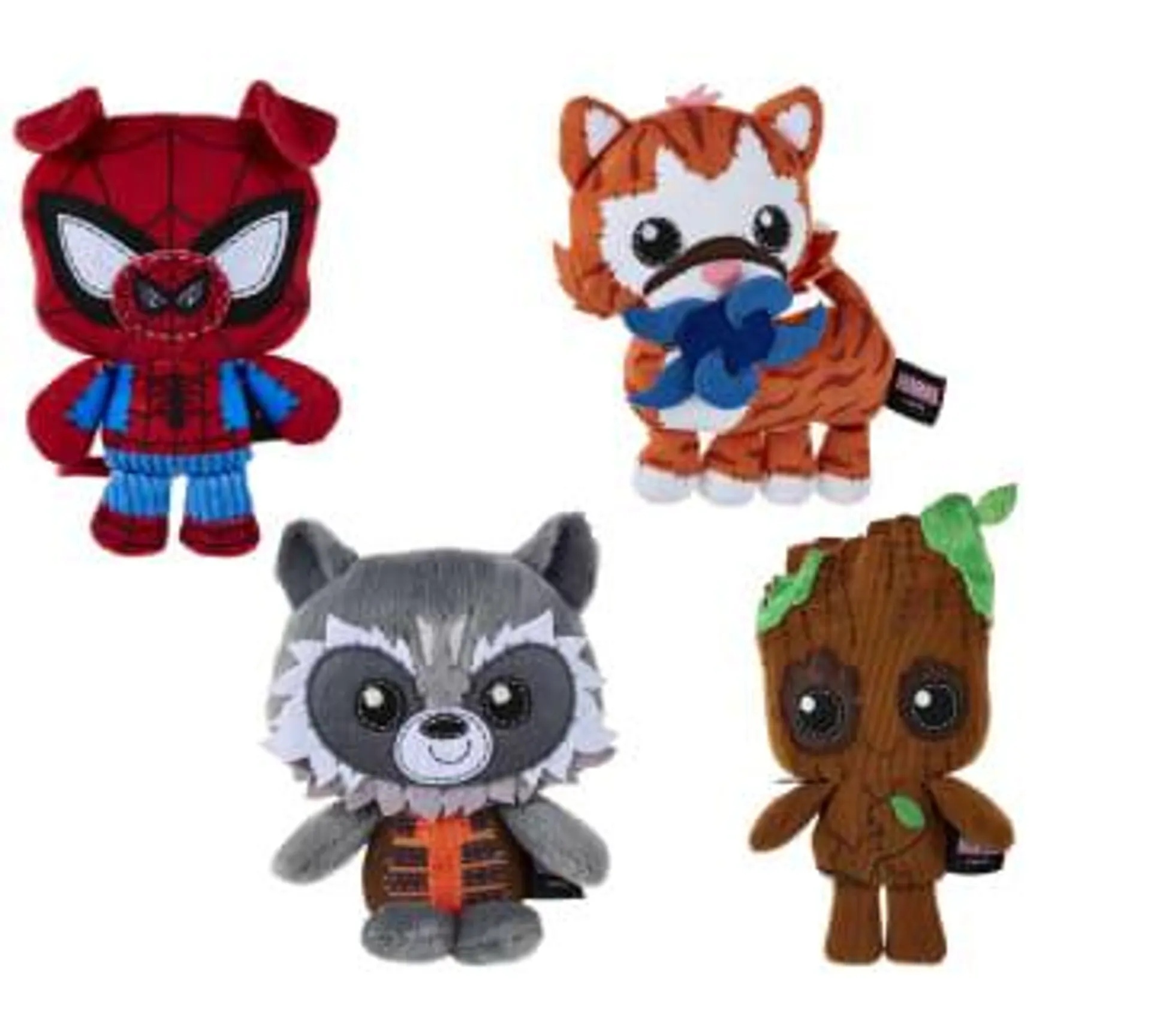 Marvel Plush Characters, 6- To 8-Inch Character Soft Dolls, Styles May Vary