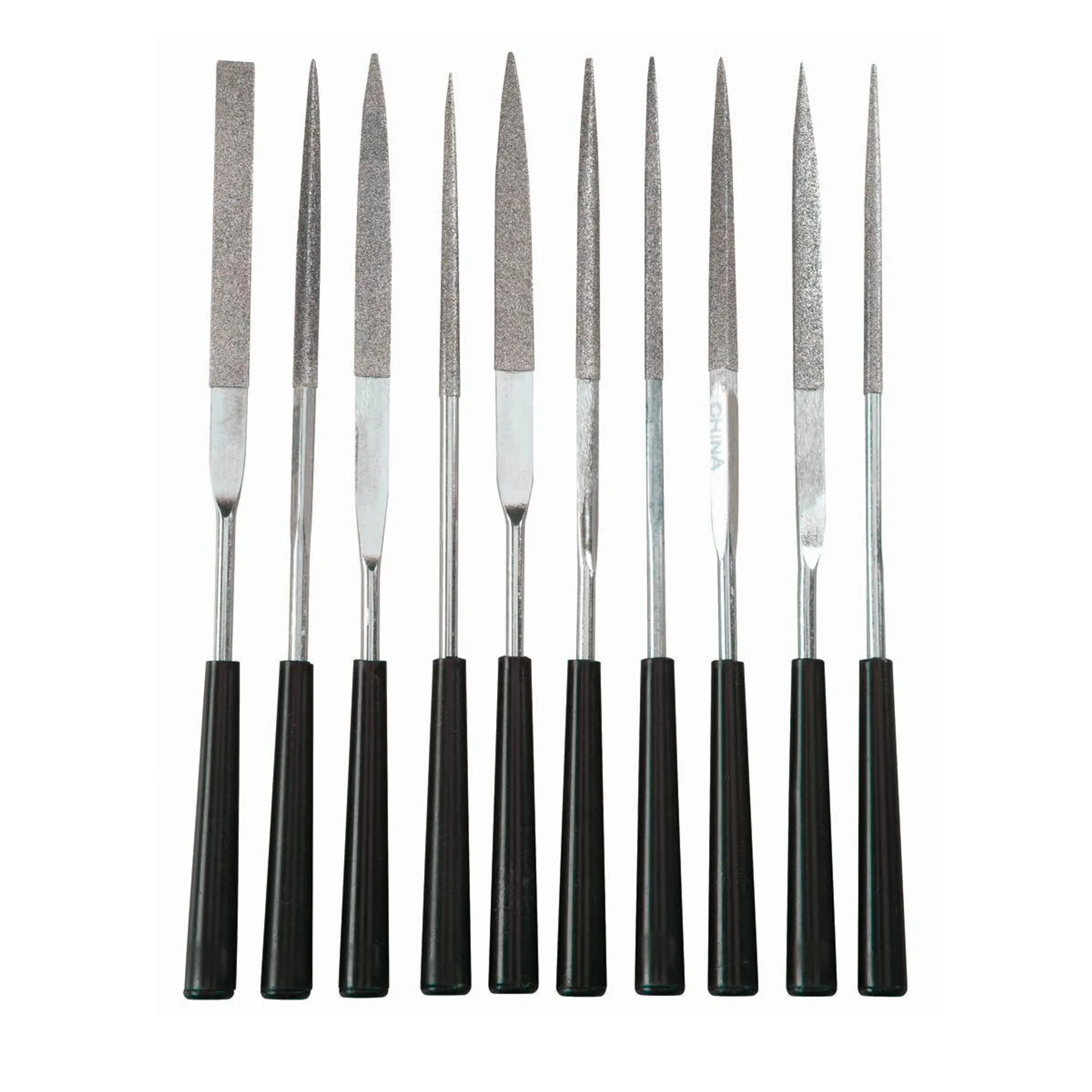 PITTSBURGH Needle File Set, 10 Piece