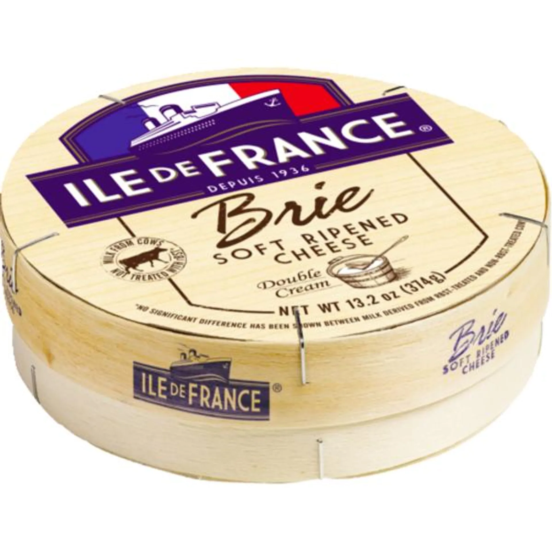 Ile De France Soft Ripened Double Cream Baby Brie Cheese